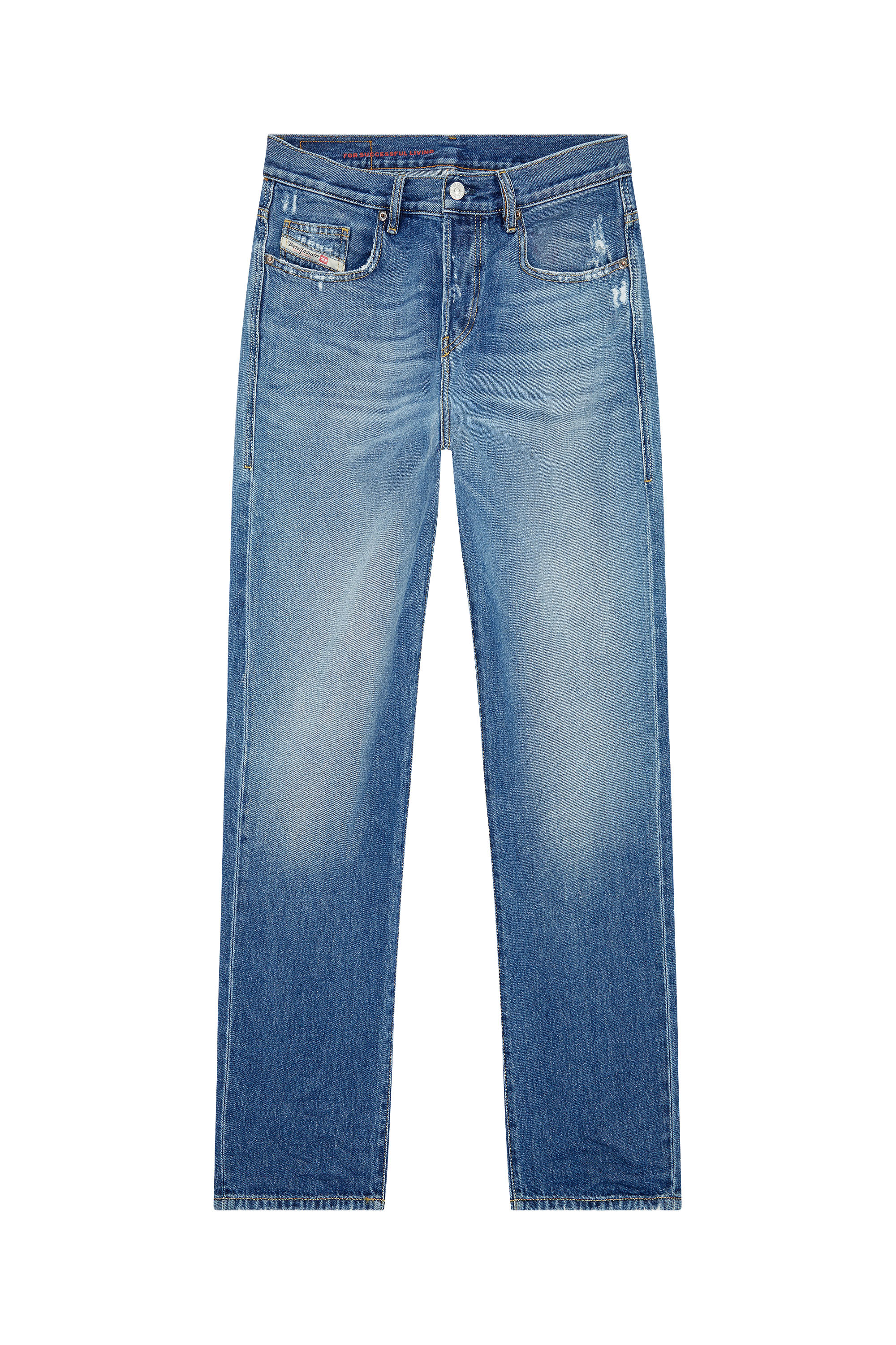 Diesel - Straight Jeans 2020 D-Viker E9C03, Mittelblau - Image 5