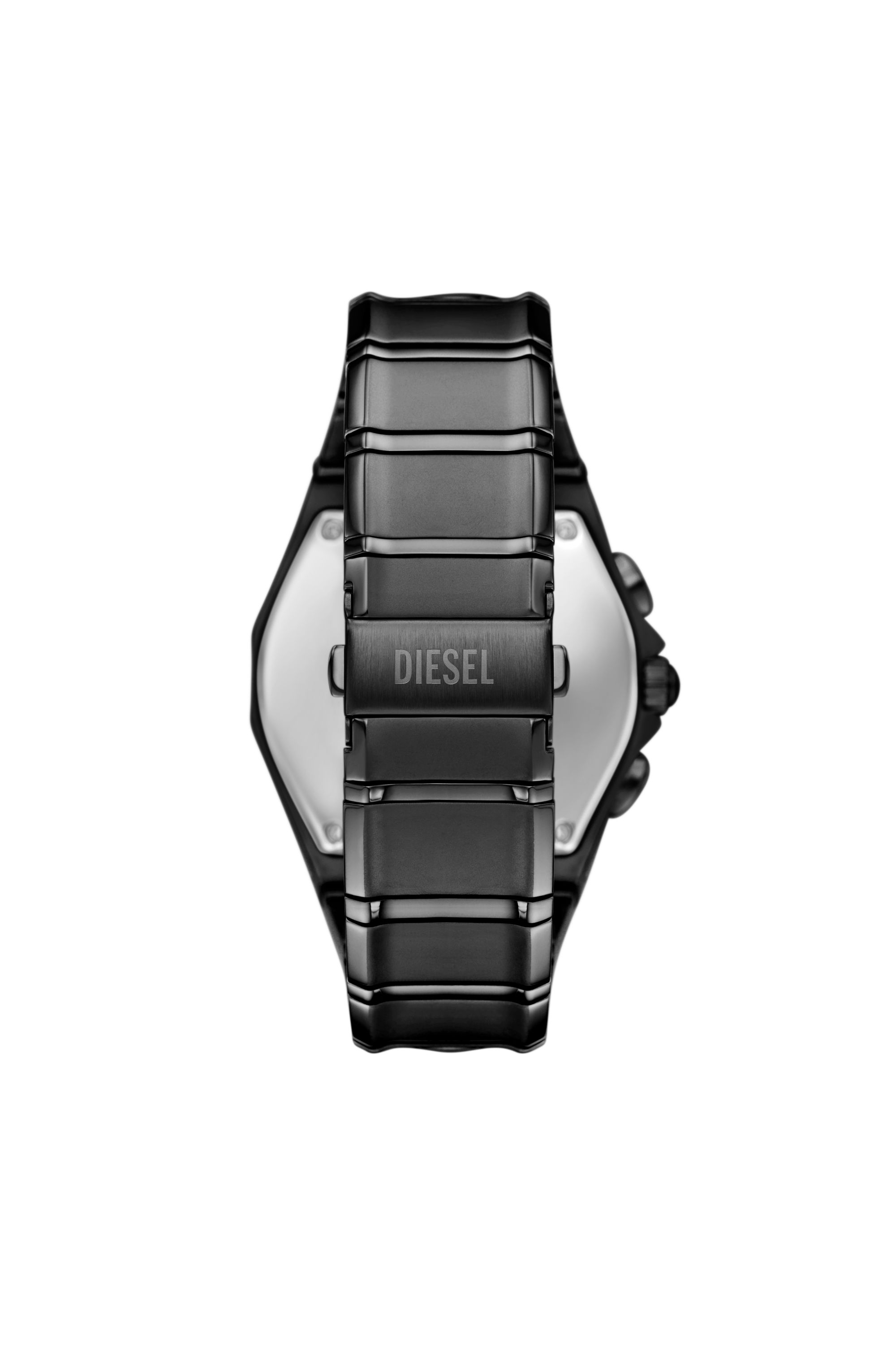 Diesel - DZ4696 WATCH, Herren D-Curve Armbanduhr aus schwarzem Edelstahl in Schwarz - 2