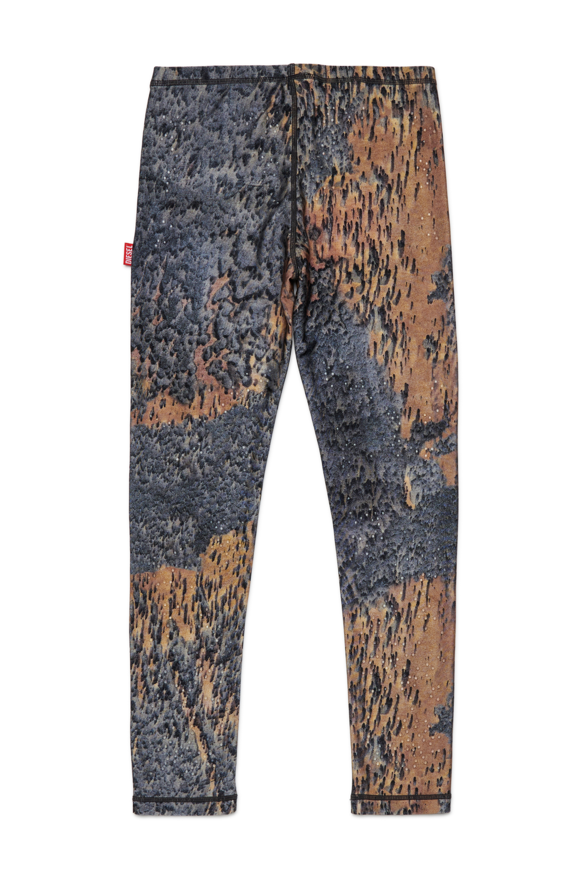 Diesel - PAZELA, Damen Nylonhosen mit Grafikdruck in Blau/Braun - 2