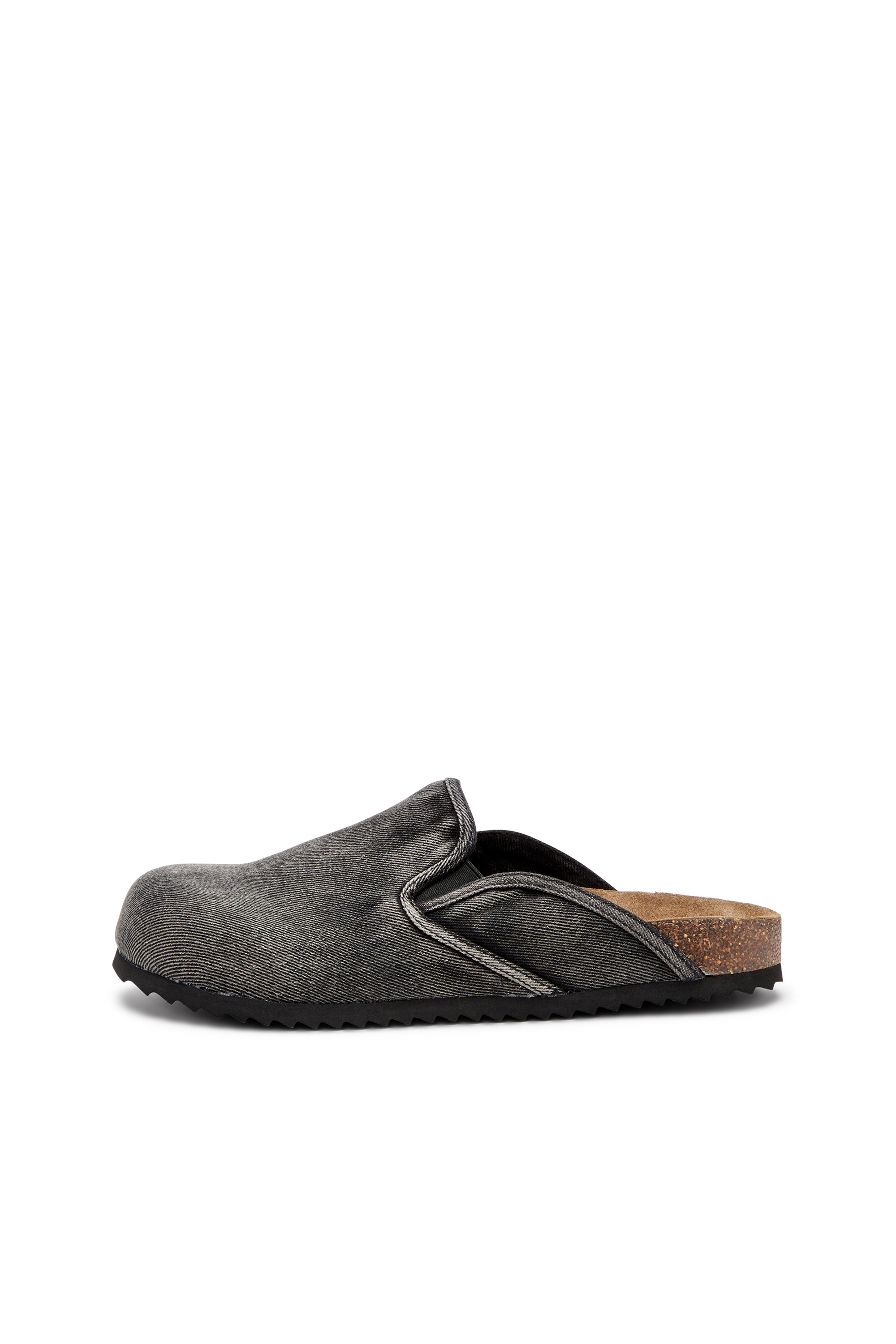 Diesel - D-WOODSTOCK SLIP-ON, Herren Mules aus Denim in Schwarz - 7