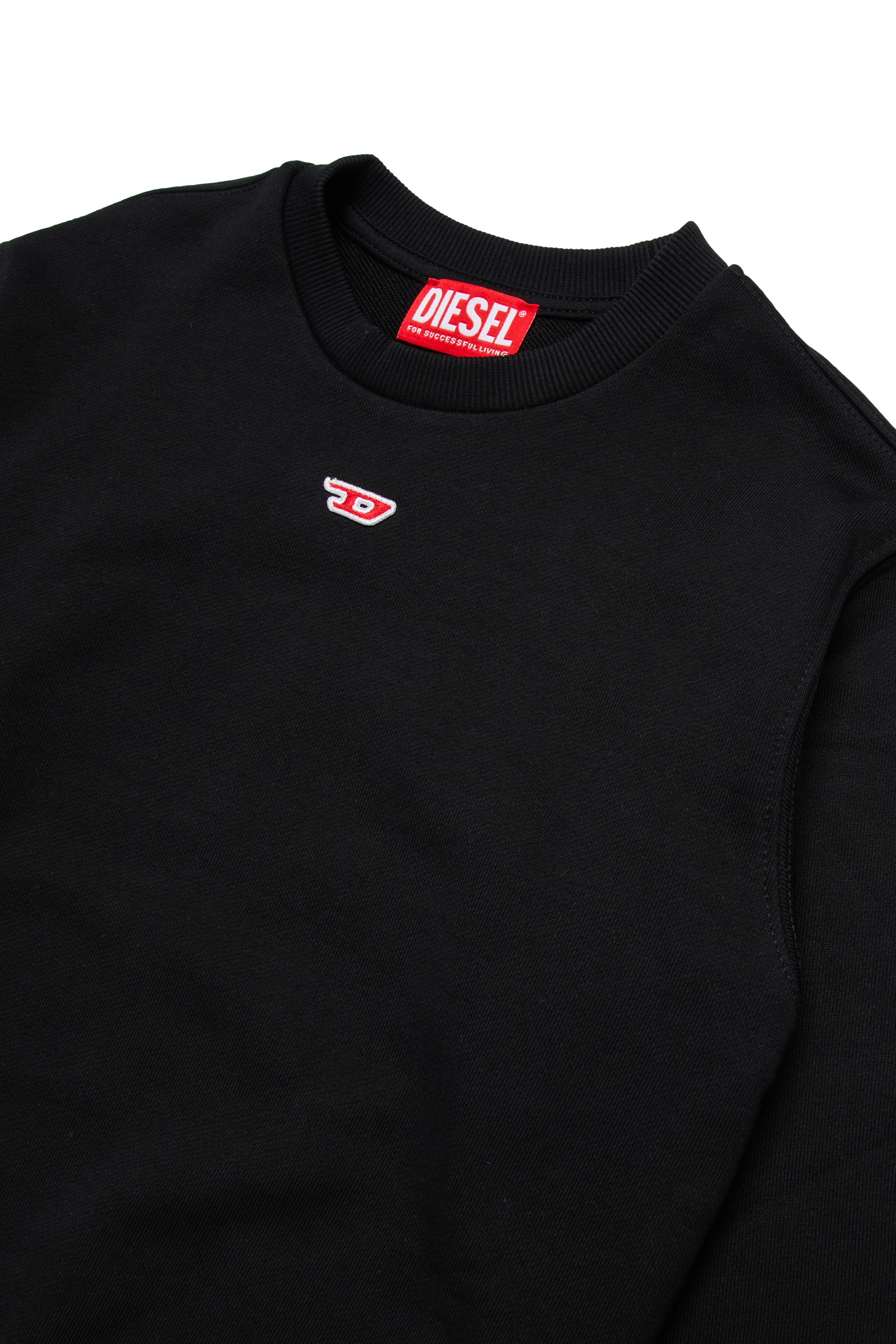 Diesel - SGINND OVER, Unisex Sweatshirt mit D-Logo in Schwarz - 3