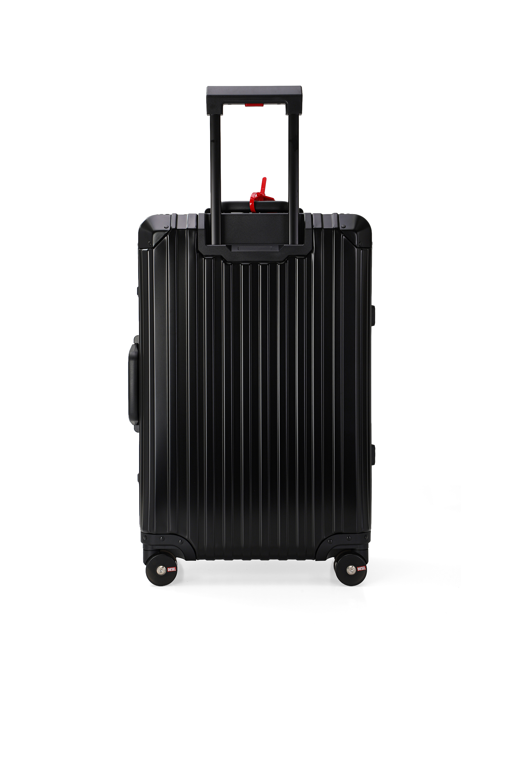 Diesel - DIESEL ALUMINUM TROLLEY- DSL002, Unisex Koffer aus Aluminium Gr&ouml;&szlig;e M in Schwarz - 2