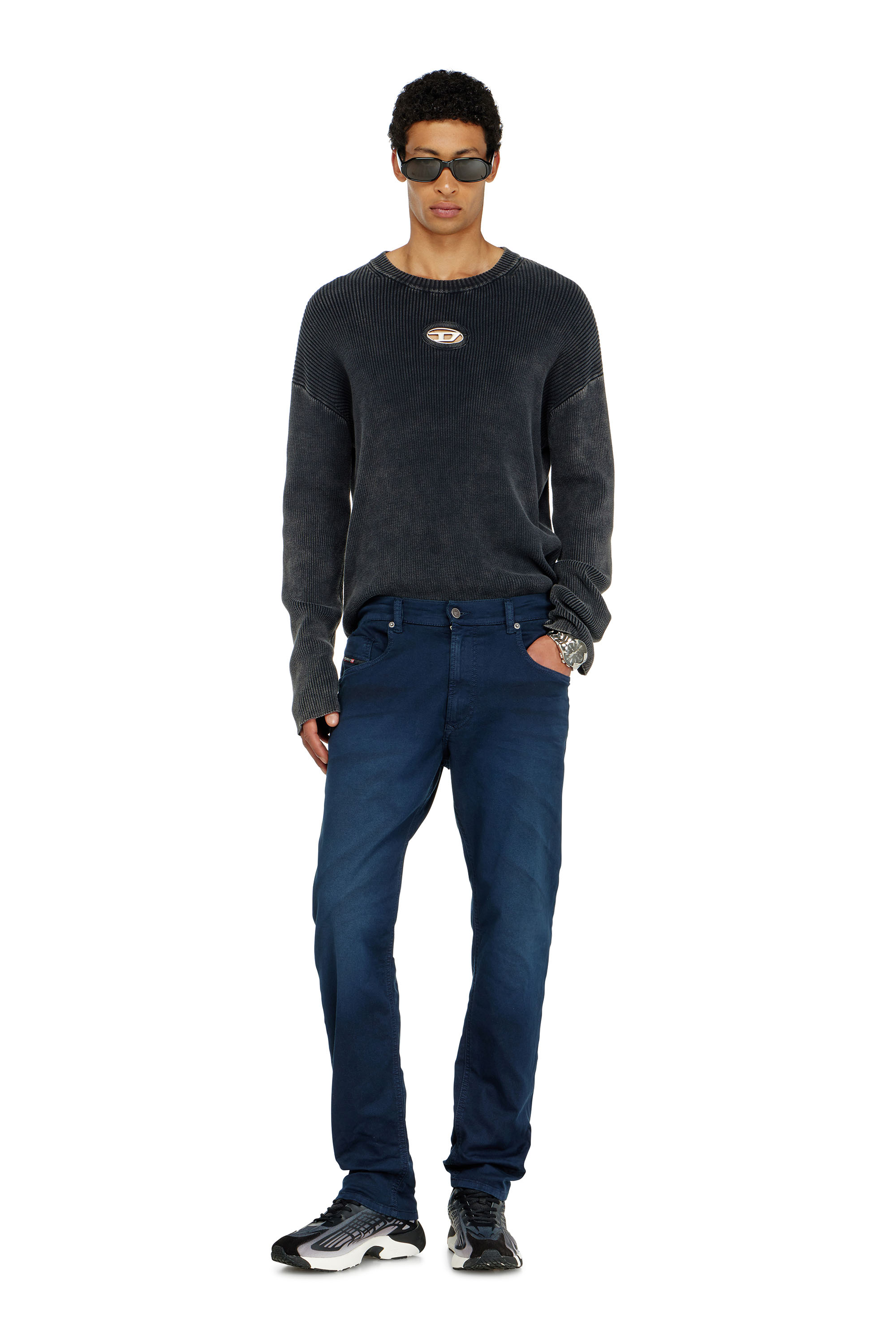 Diesel - Herren Regular 2032 D-Krooley-BW Joggjeans&reg; 0670M, Dunkelblau - 1