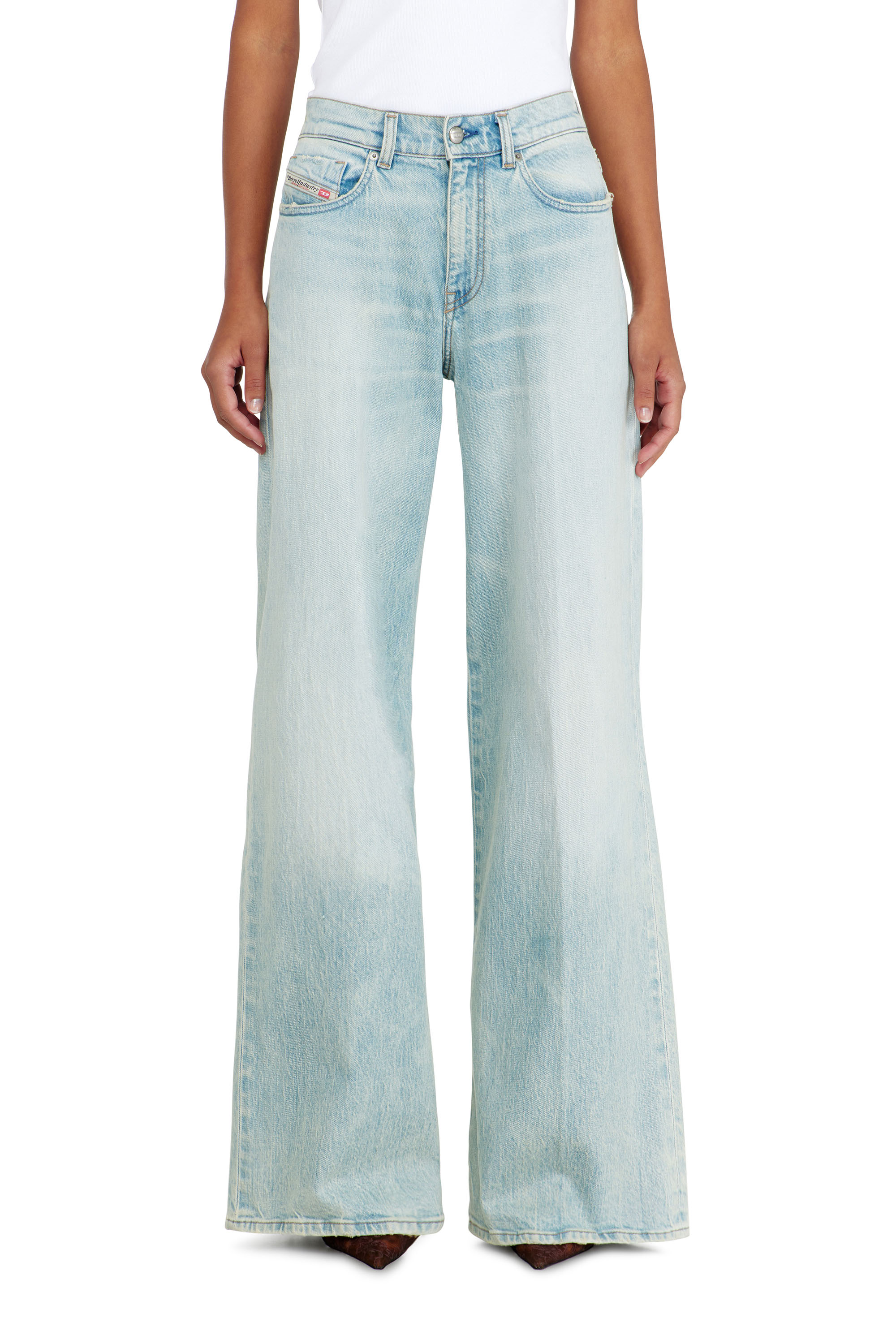 Diesel - Damen Flare Jeans 1978 D-Akemi 0KBBX, Hellblau - 4