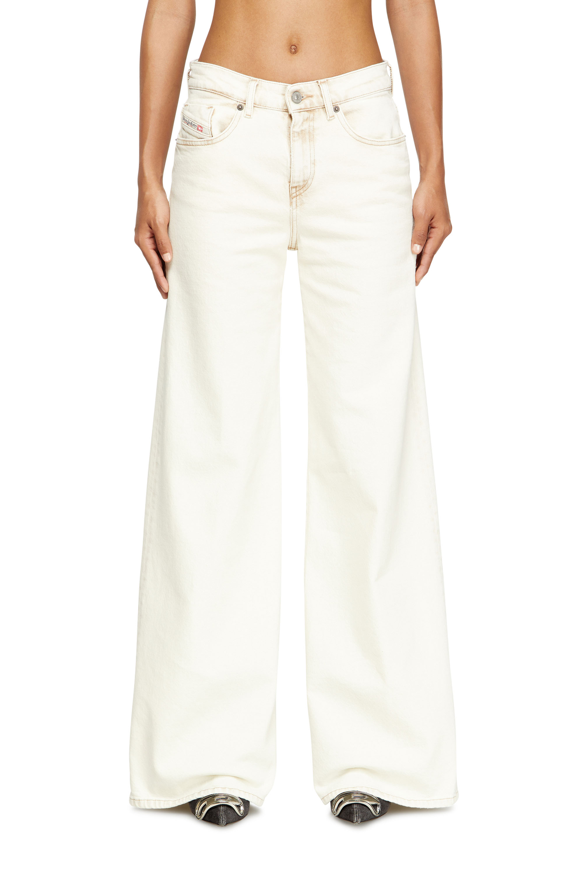 Diesel - Damen Flare Jeans 1978 D-Akemi 09M70, Weiß - 1