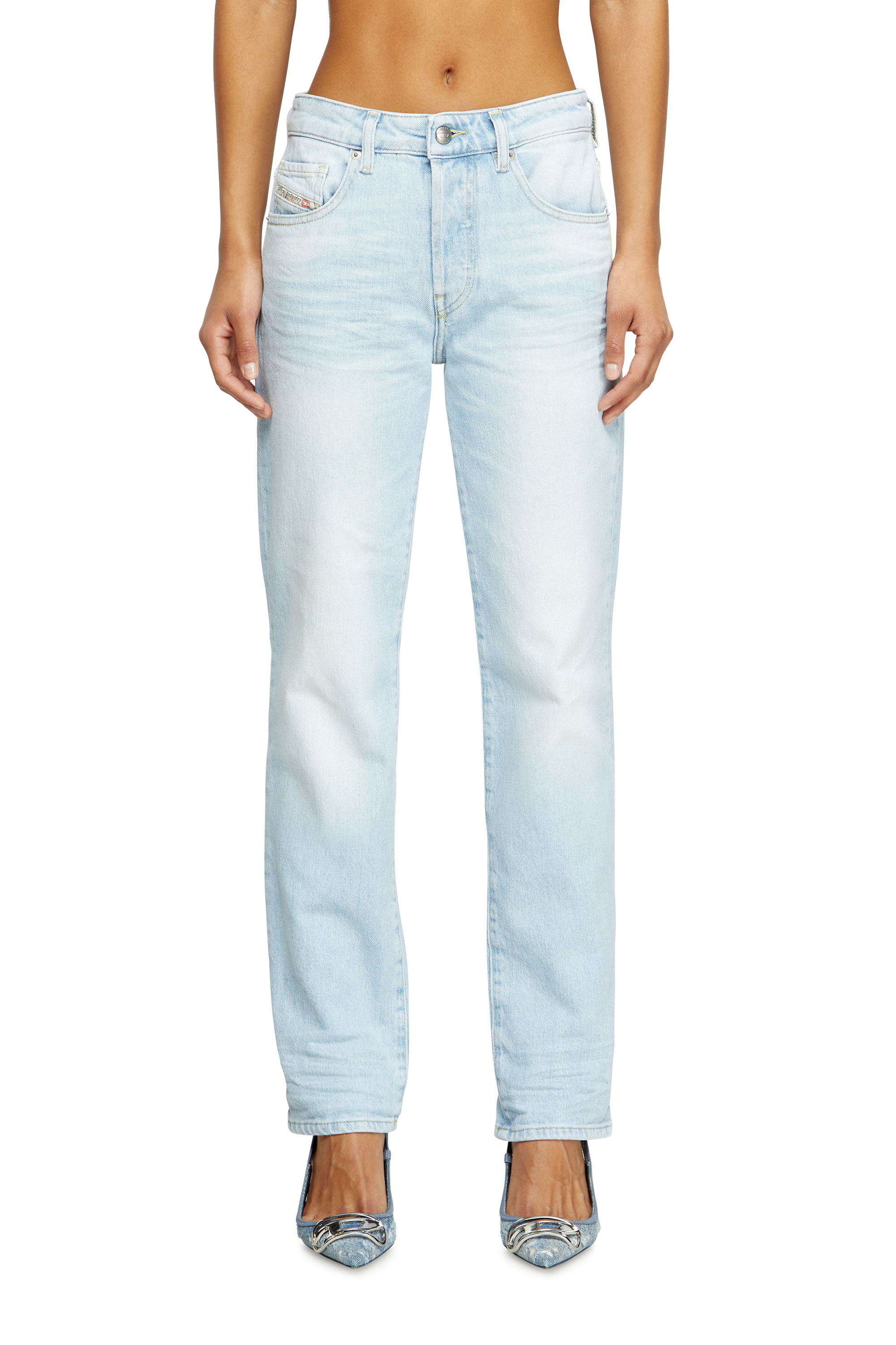 Diesel - Damen Regular Jeans 1989 D-Mine 09M11, Hellblau - 3