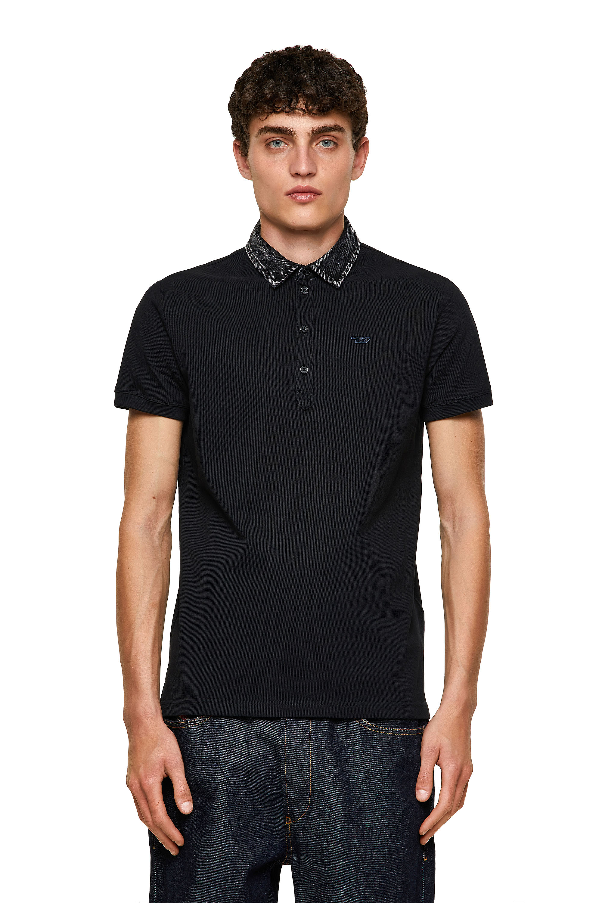 T-MILES-NEW, Schwarz - Polohemden
