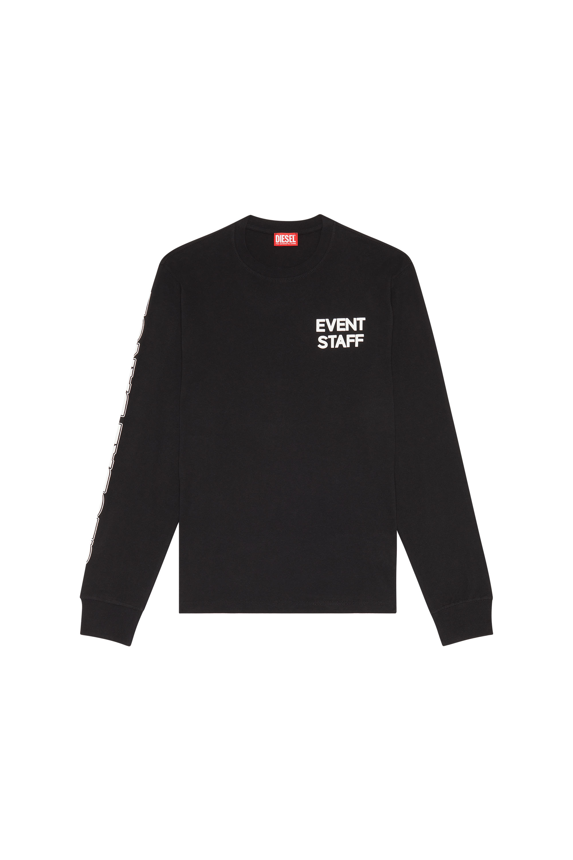 Diesel - T-JUST-LS-L3, Schwarz - Image 3