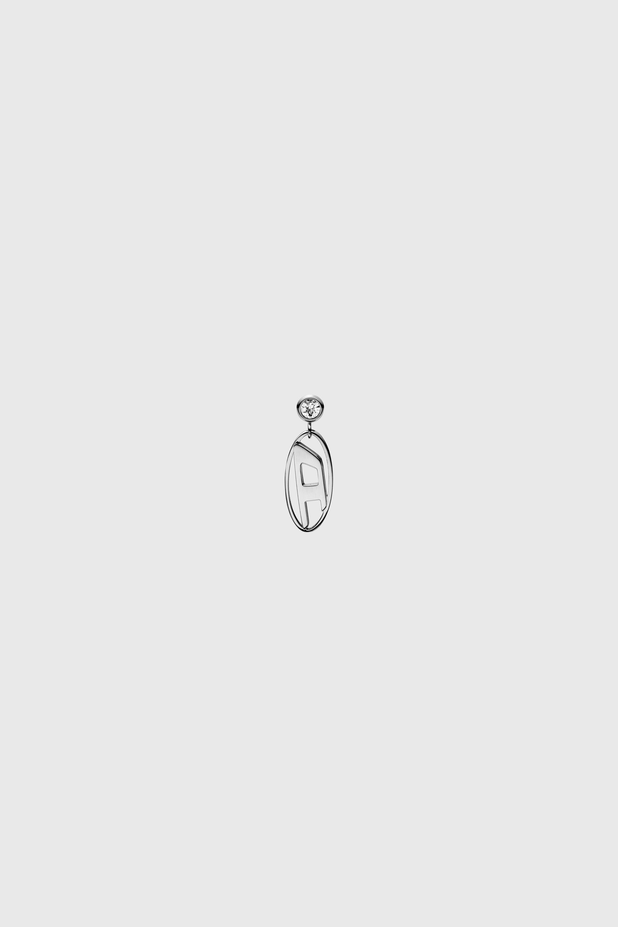 Diesel - DX1655040 JEWELLERY, Unisex Edelstahl-Tropfen-Ohrring in Silber - 2