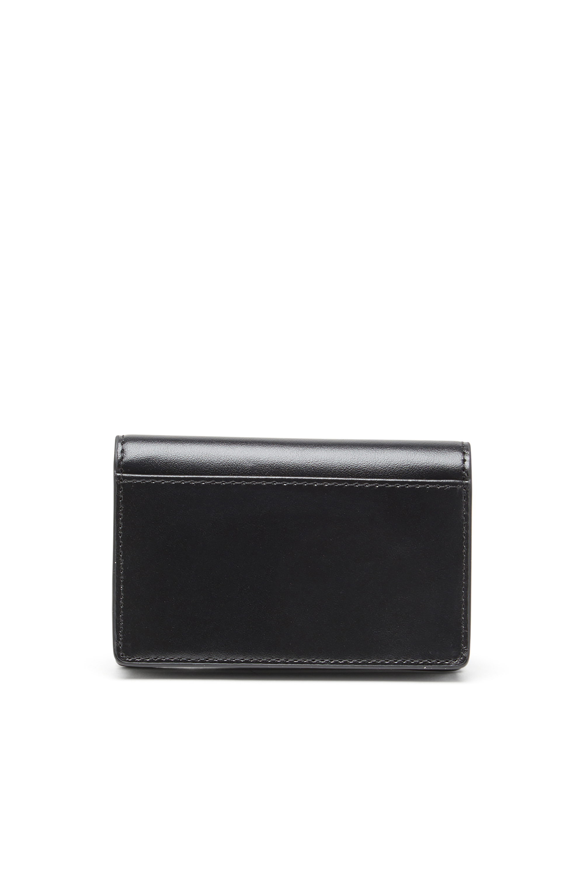 Diesel - HOLI-D CARD HOLDER IV, Herren Kartenetui aus kompaktem Leder in Schwarz - 2