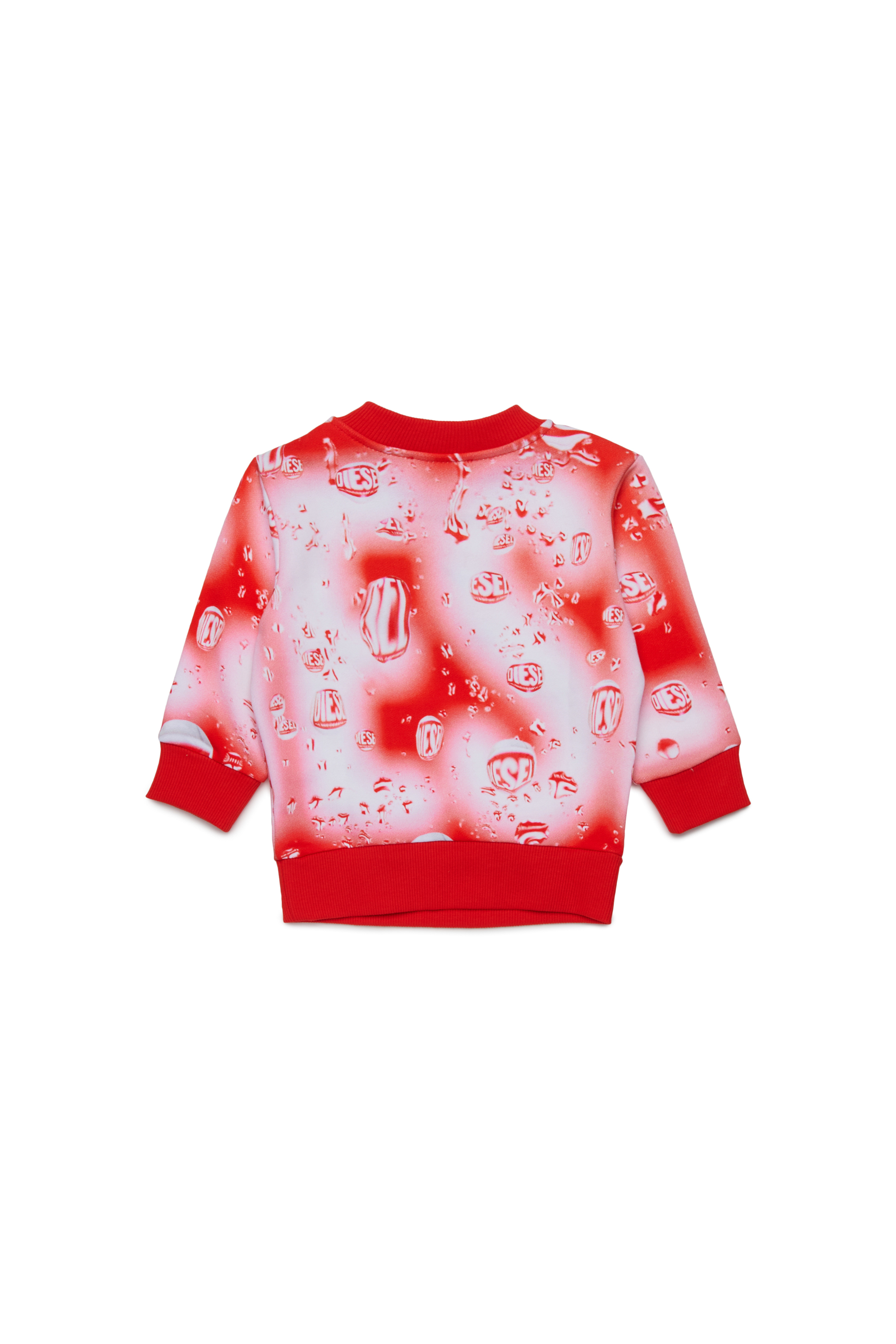 Diesel - SECONB, Unisex Baumwoll-Sweatshirt mit Logo in Rot - 2