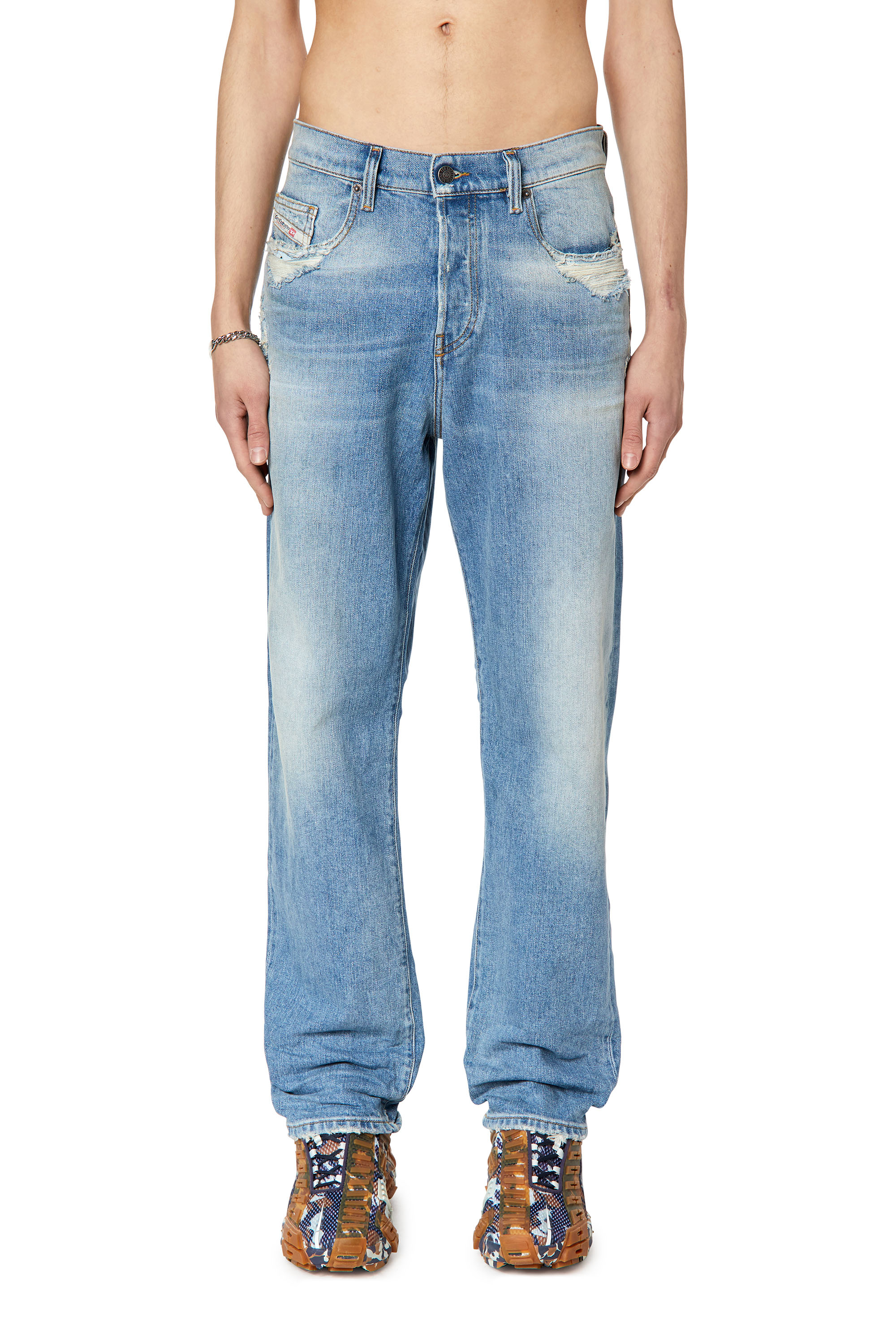 Diesel - Straight Jeans 2020 D-Viker 007N1, Hellblau - Image 1
