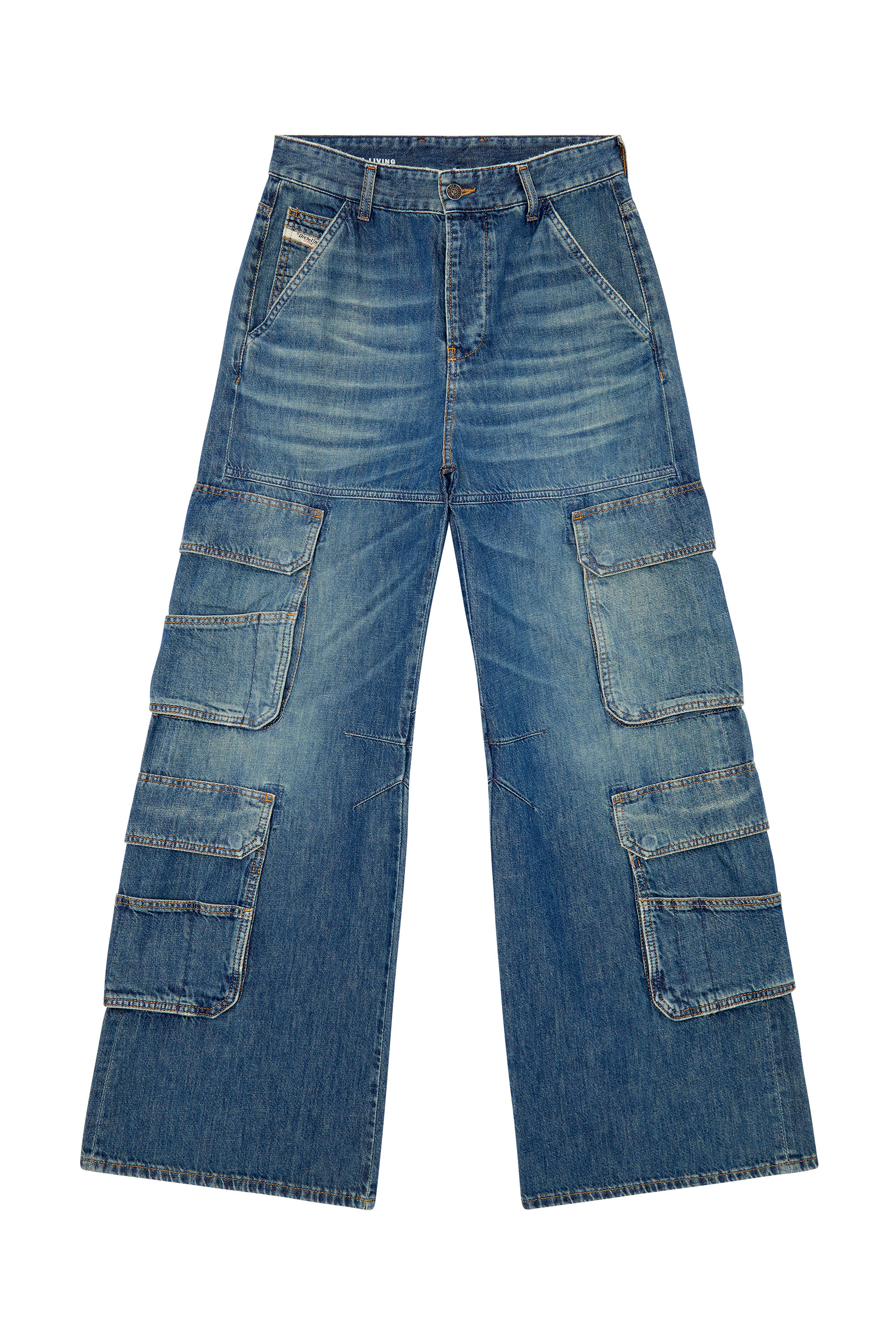 Diesel - Straight Jeans 1996 D-Sire 0NJAN, Hellblau - Image 5