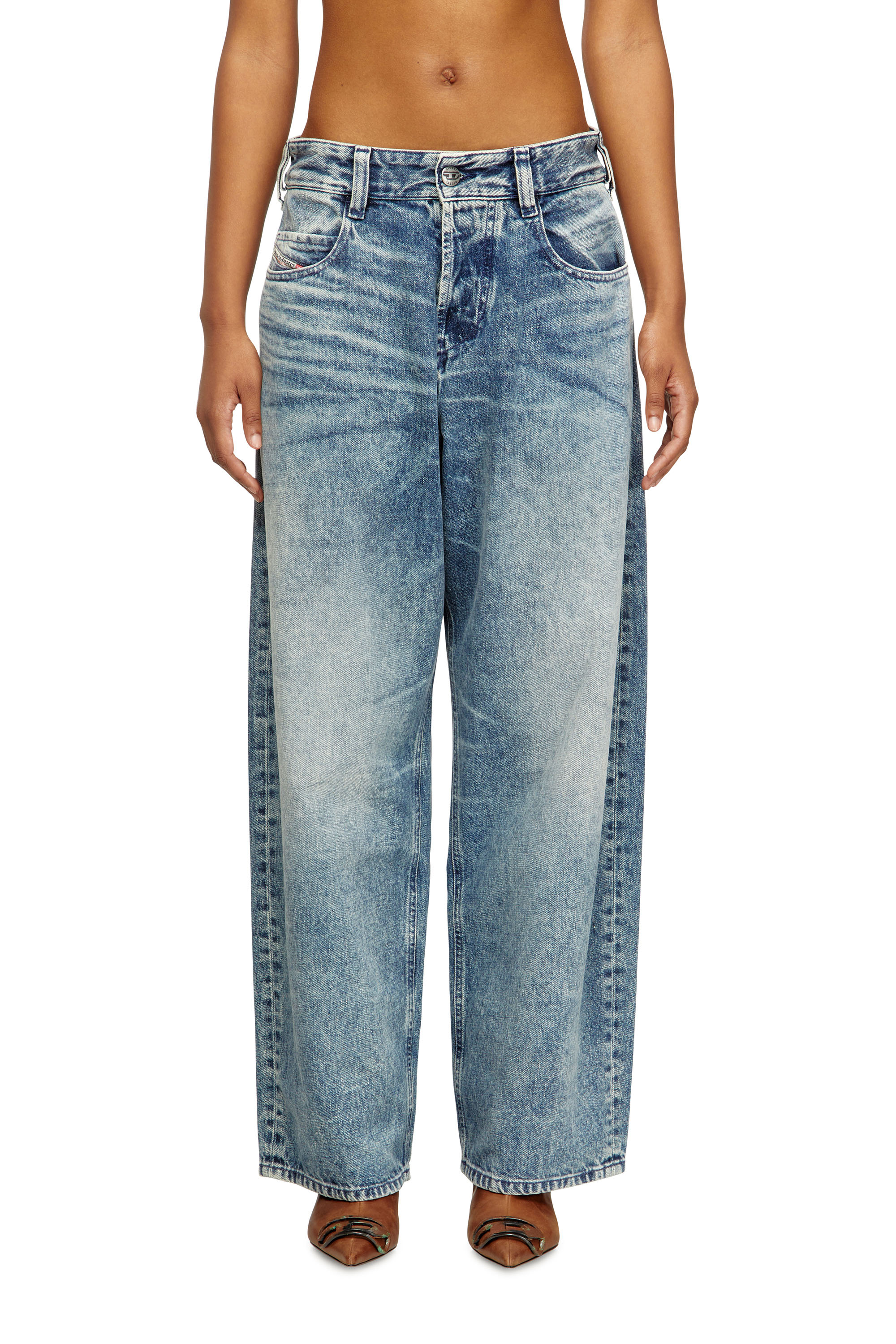 Diesel - Unisex Relaxed Jeans 1997 D-Enim 007DA, Hellblau - 1