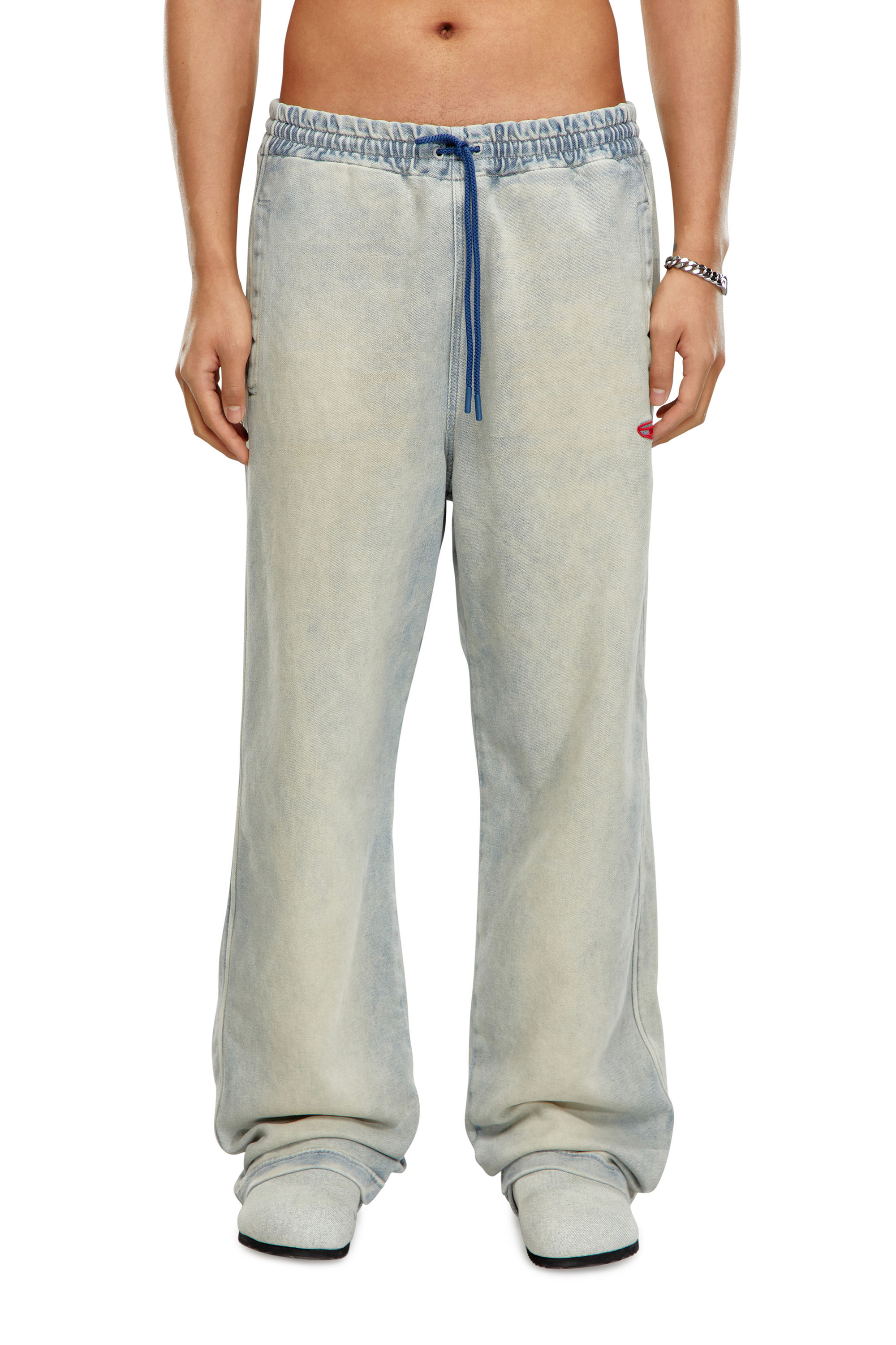 Diesel - Unisex Relaxed D-Martyans Track Denim 068JX, Hellblau - 6