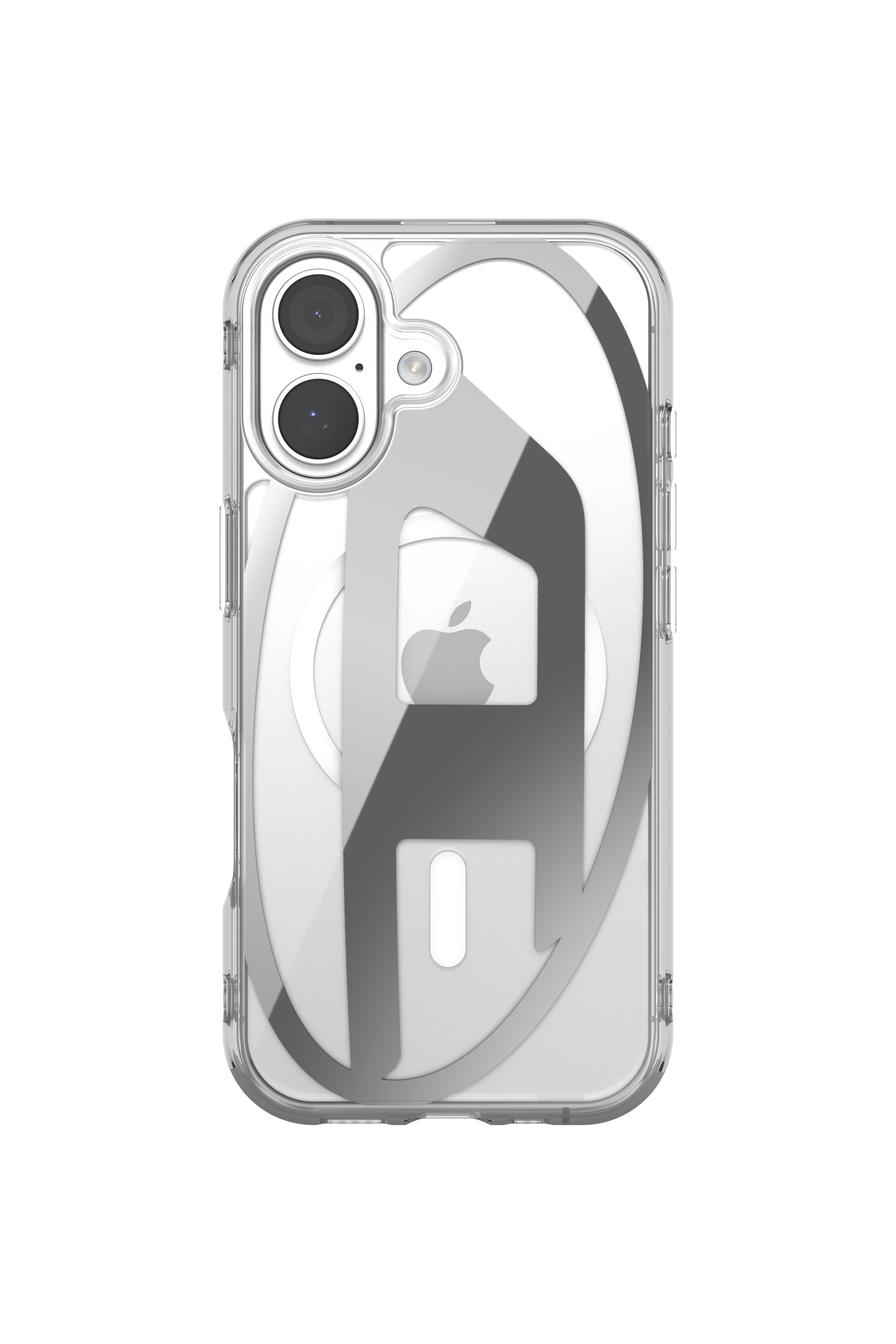 Diesel - 60411 AOP CASE, Unisex Oval D Metallic Case mit Magsafe für iPhone 17 in Grau - 2