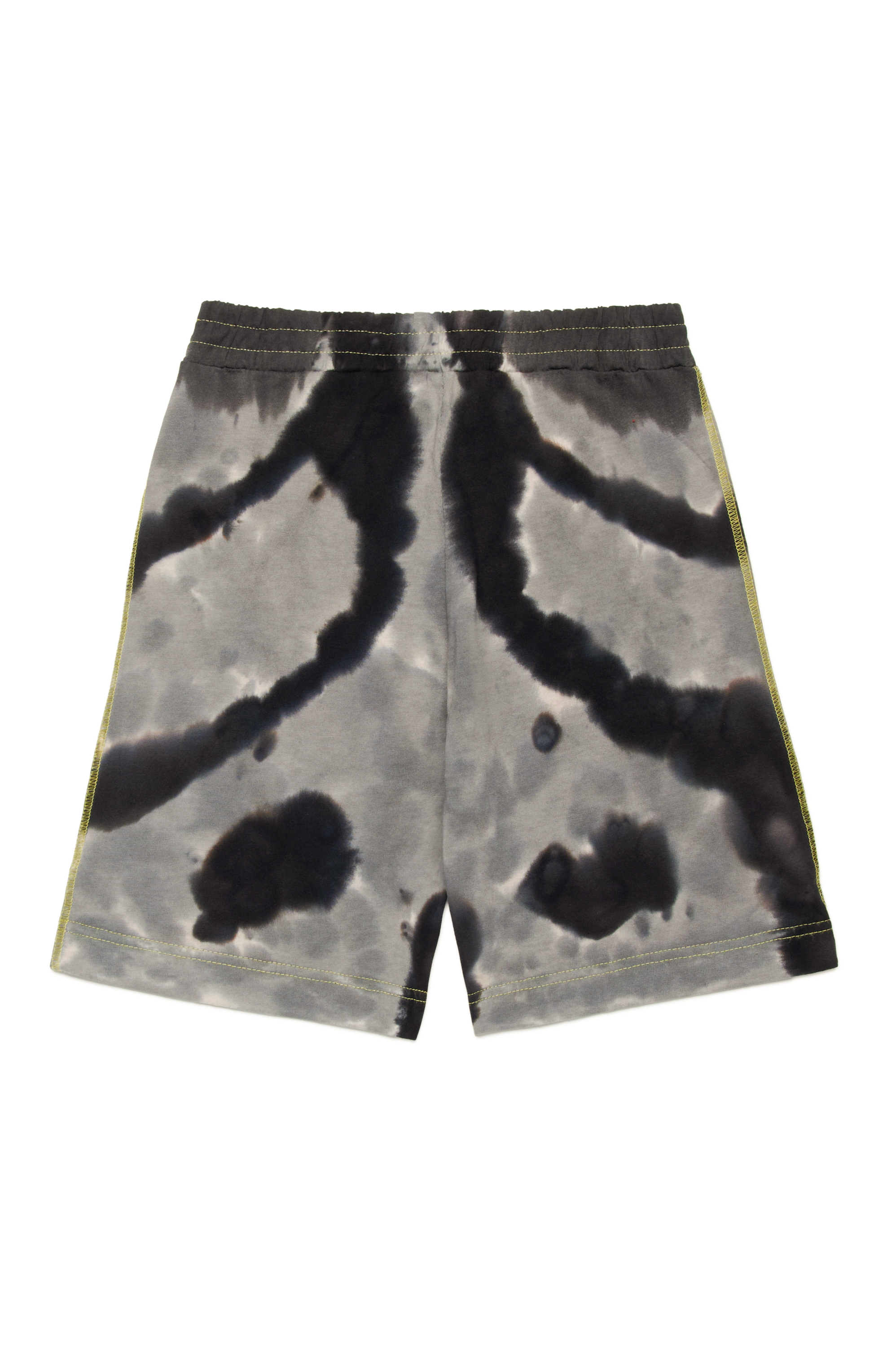 Diesel - PBOBX, Herren Sweatshorts mit Batik-Print in Schwarz - 2