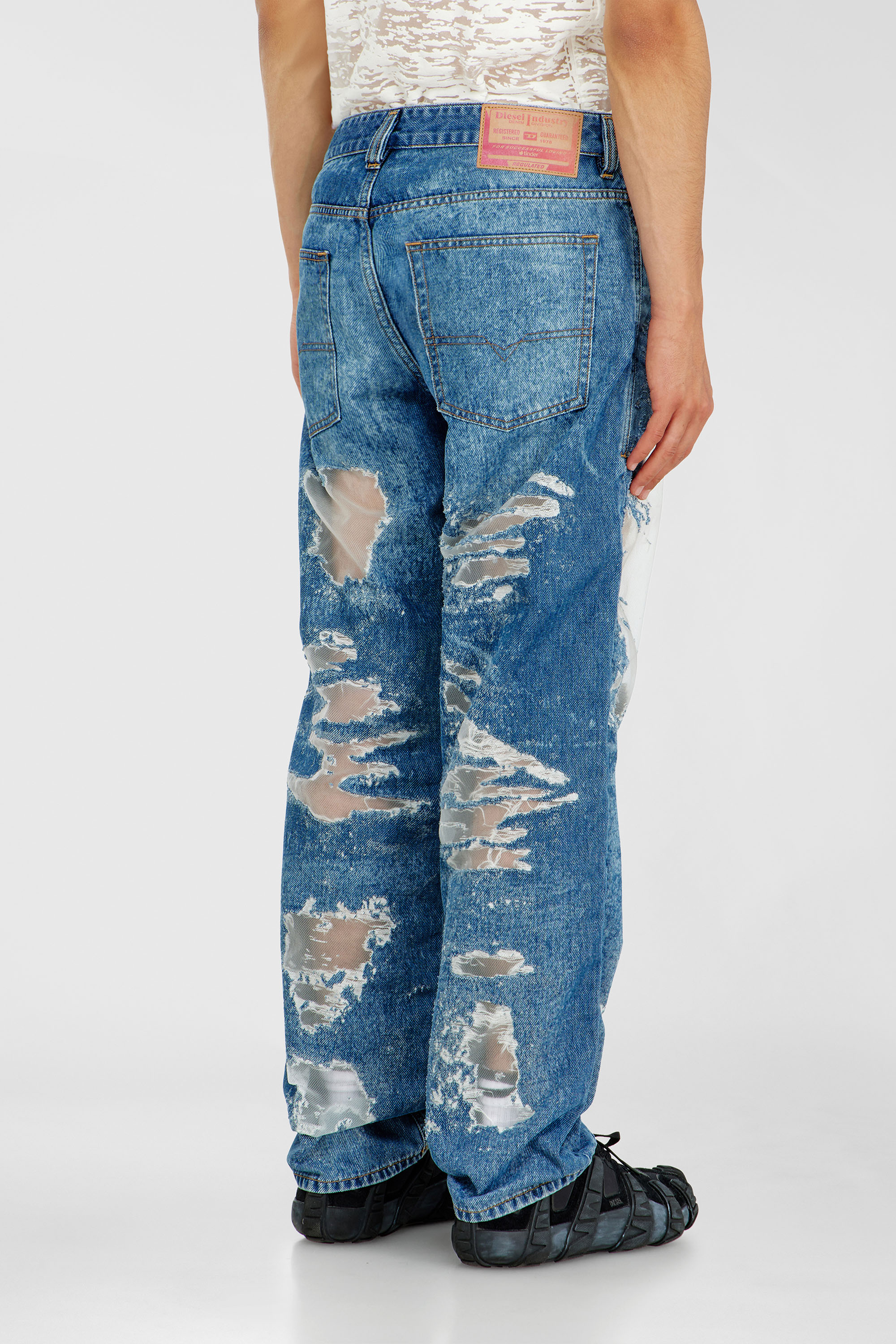 Diesel - Herren Regular Jeans 2024 D-Macs 068ZH, Mittelblau - 3