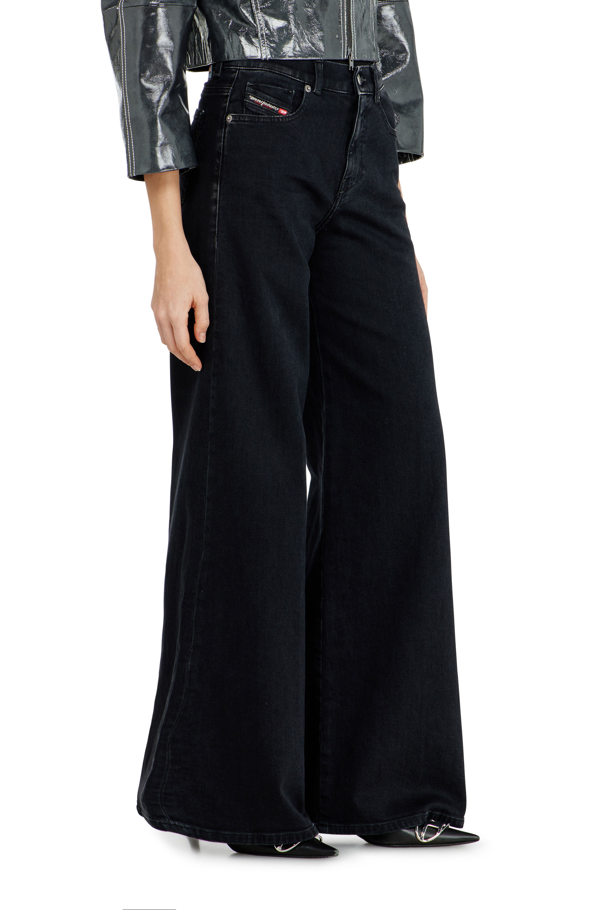 Diesel - Damen Flare Jeans 1978 D-Akemi 09N89, Schwarz/Dunkelgrau - 7