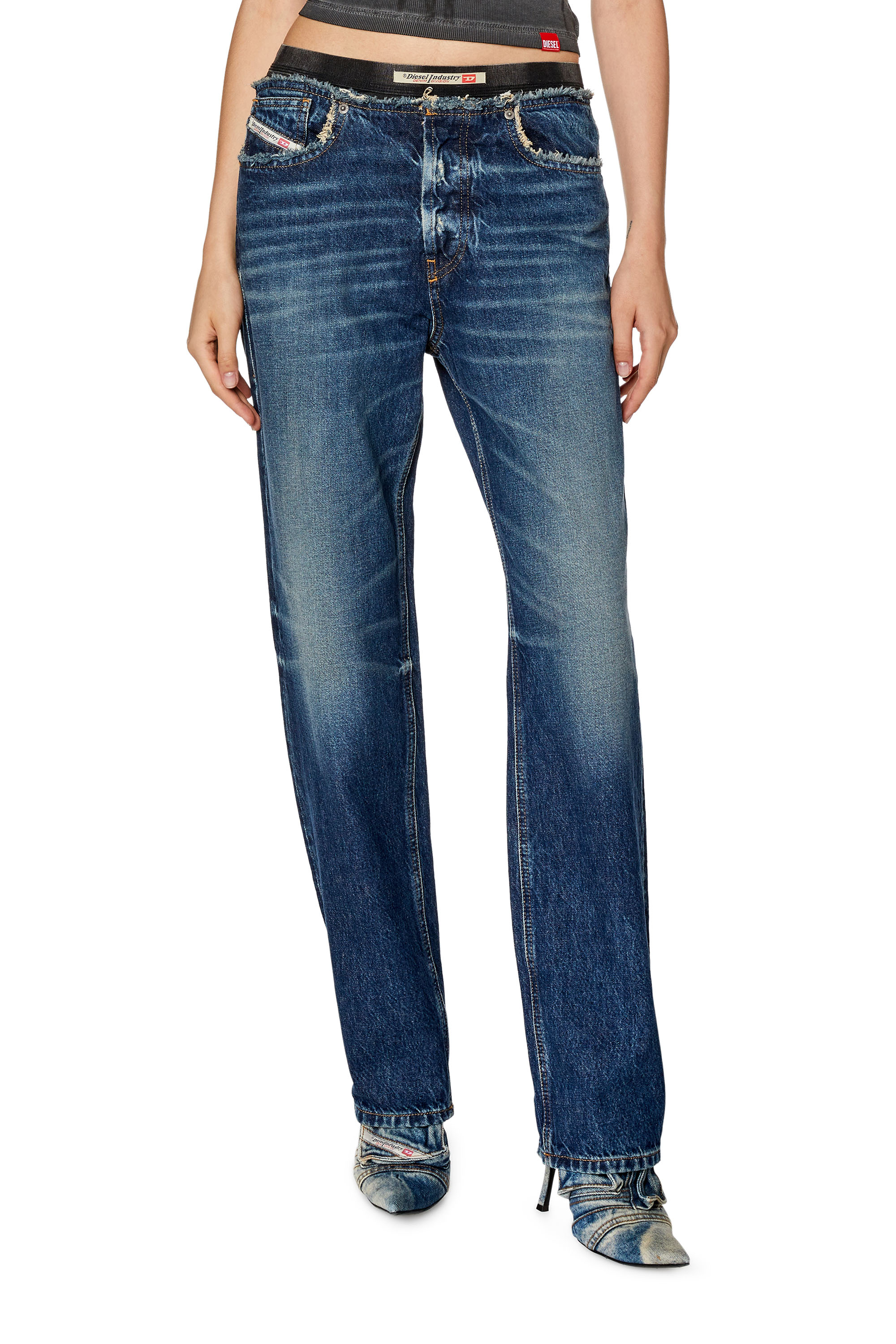Diesel - Straight Jeans D-Ark 09G92, Dunkelblau - Image 2
