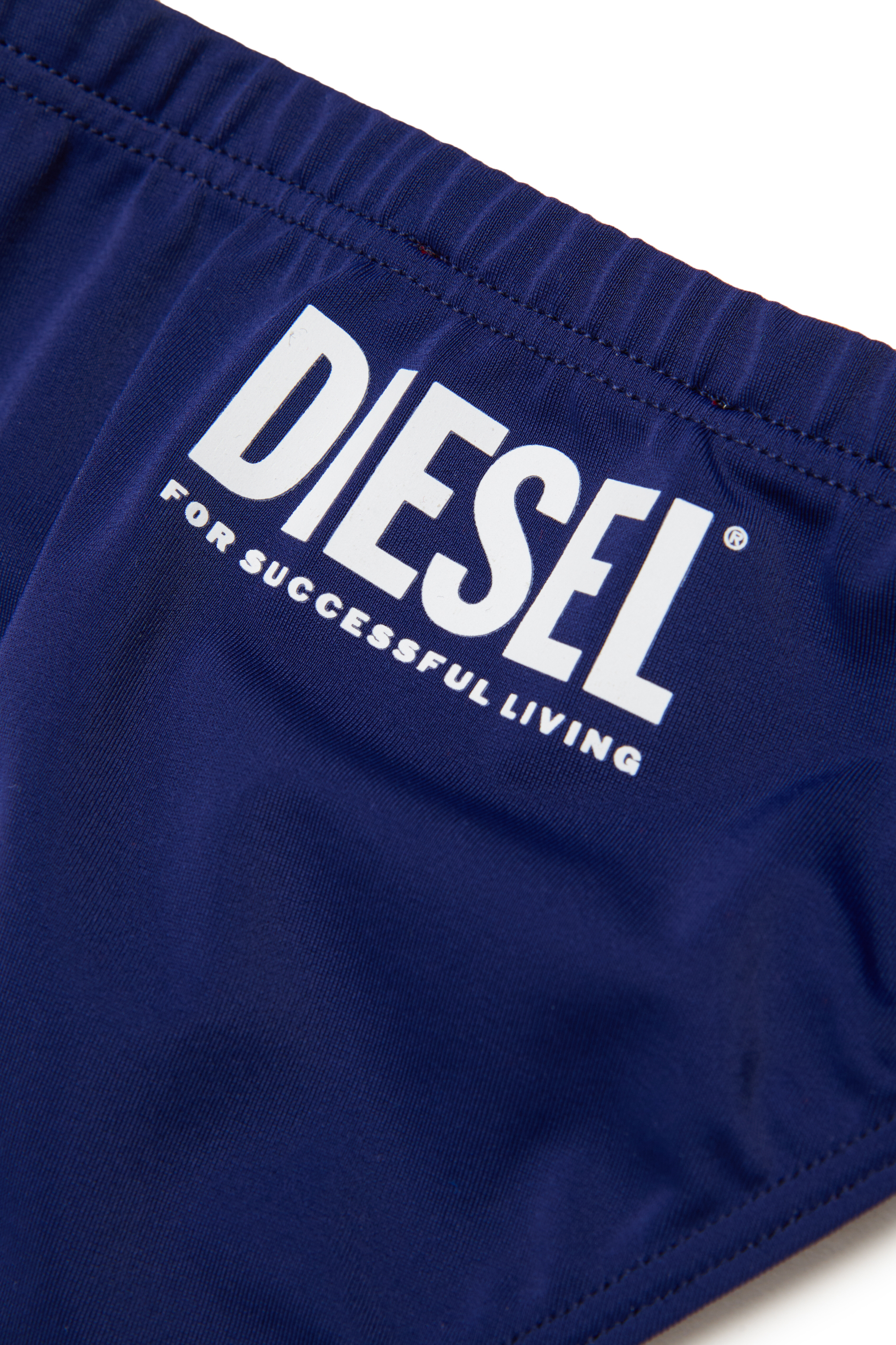 Diesel - MILIB, Herren Badehose mit Diesel-Print in Blau - 4