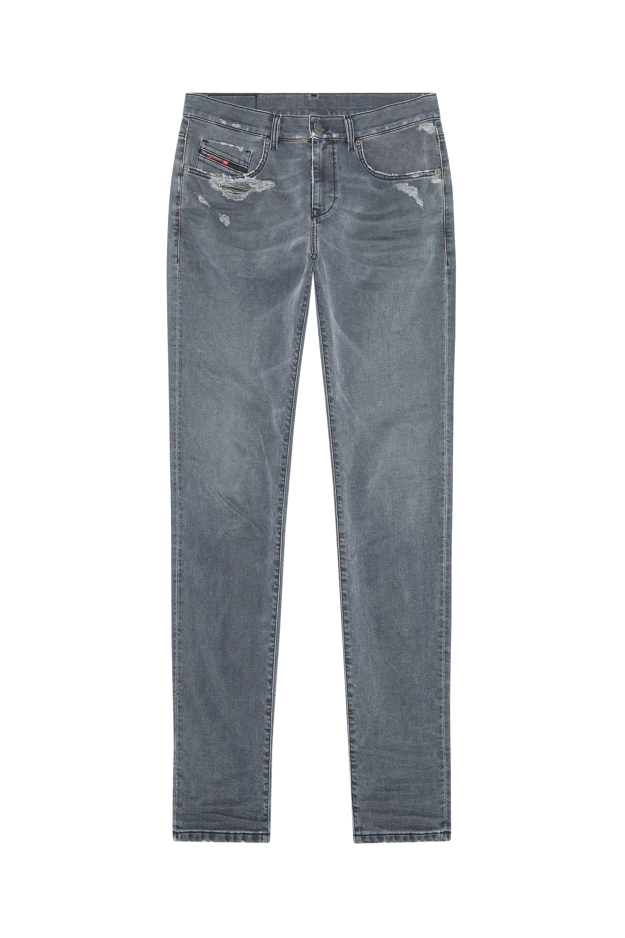 Diesel - D-Strukt JoggJeans® 068CN Slim, Schwarz/Dunkelgrau - Image 5