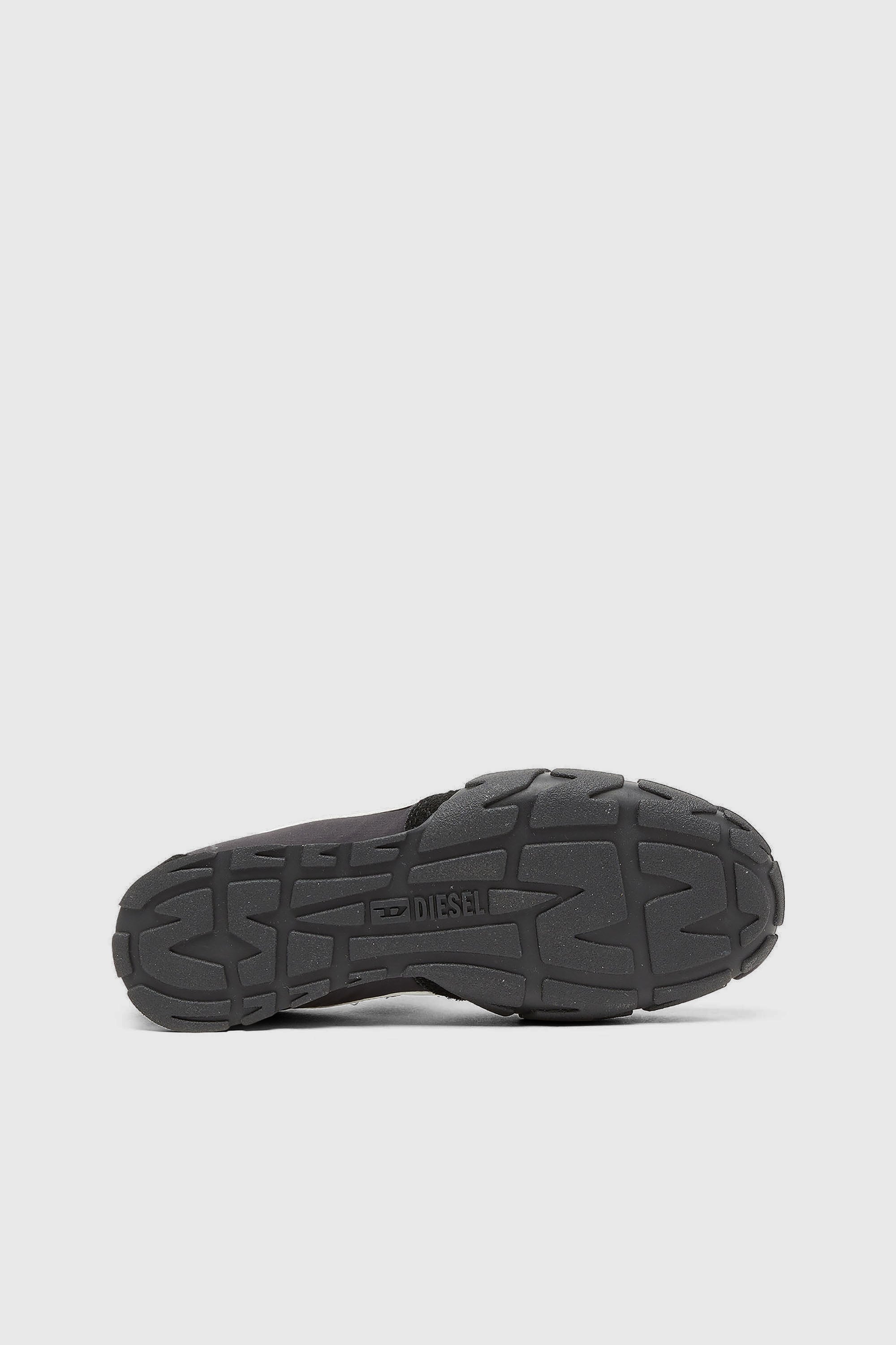 Diesel - S-PAGODHA SLIP-ON W, Damen S-Pagodha-Schn&uuml;rsenkel-Freie Sneakers aus Ripstop mit Riemen in Schwarz/Wei&szlig; - 5
