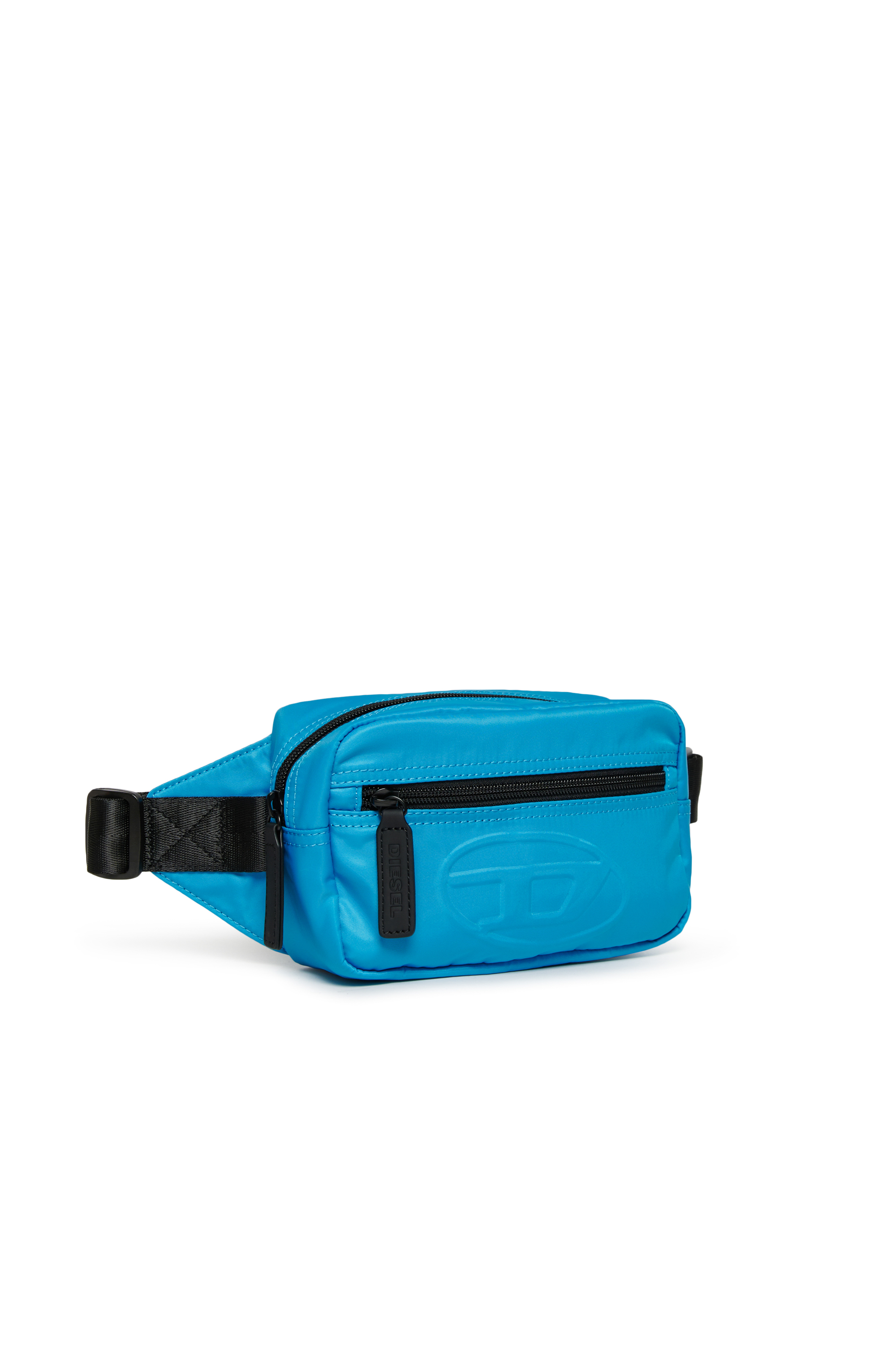 Diesel - WDEMBOSSED, Unisex Gürteltasche aus Nylon mit Logo-Prägung in Blau - 3