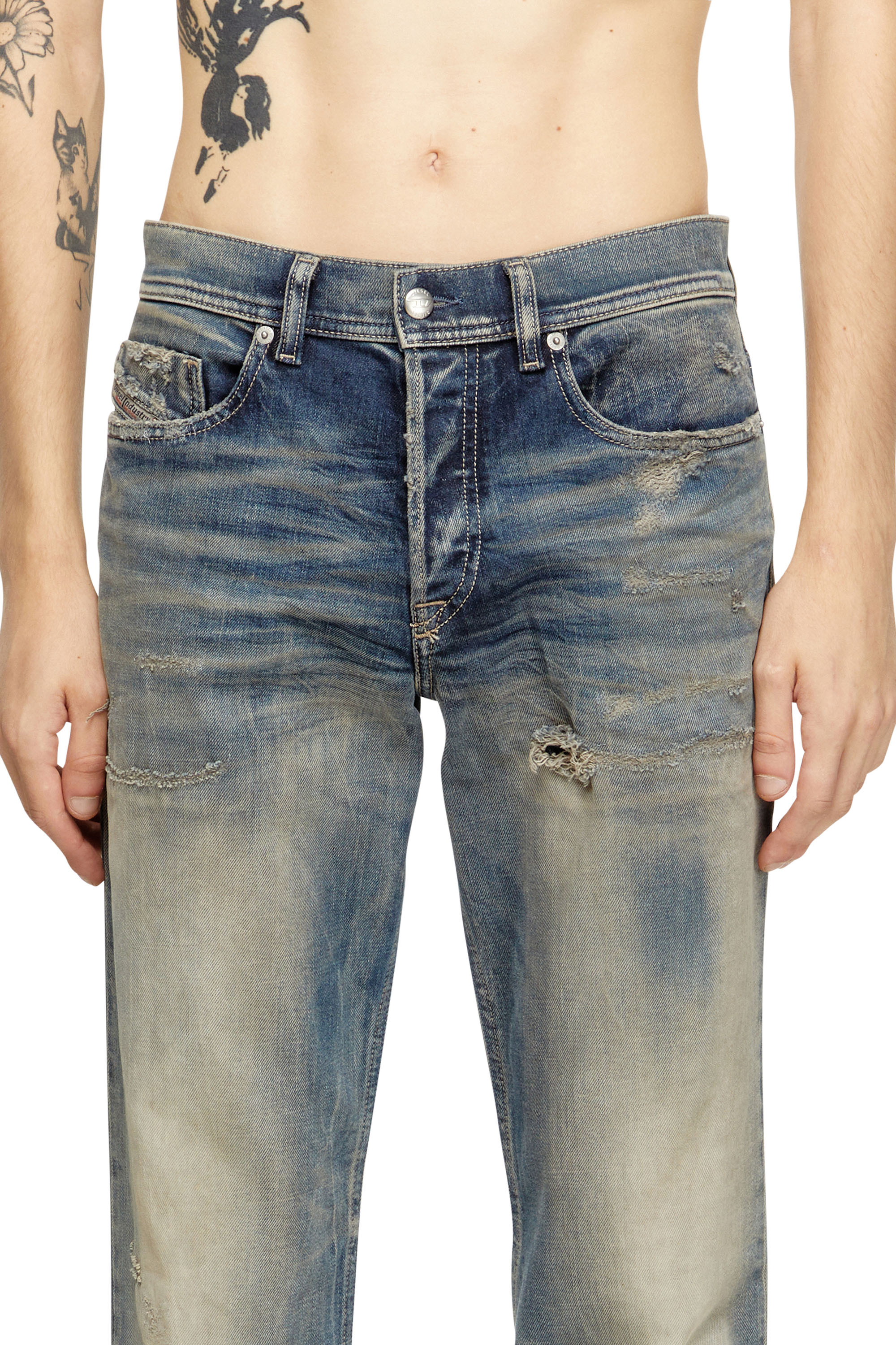 Regular Jeans 2023 D-Finitive 09M18, Mittelblau Diesel - Herren Regular Jeans 2023 D-Finitive 09M18, Mittelblau - 5