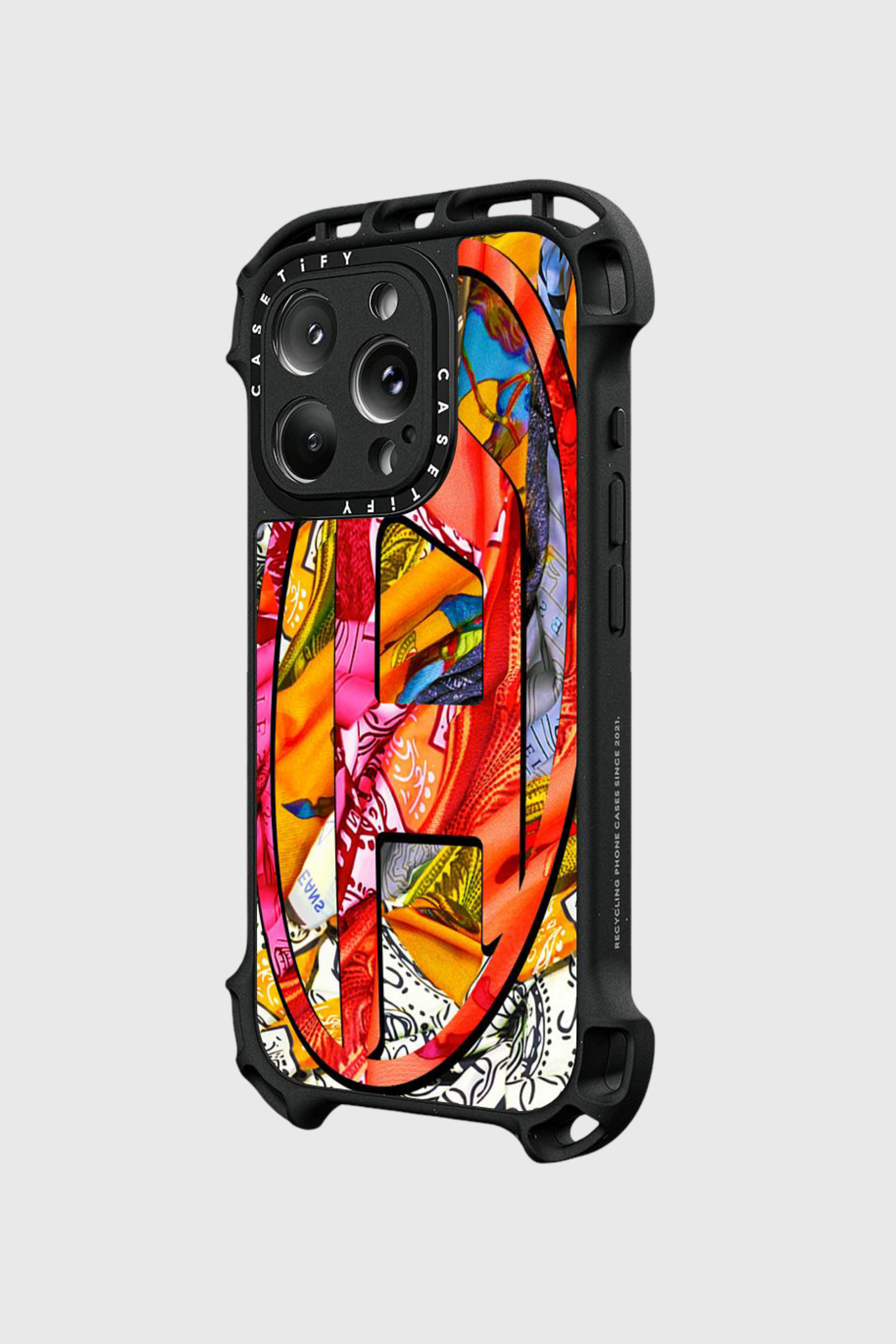 Diesel - 60294 CASETIFY MOULDED CASE, Unisex Bandana-H&uuml;lle iPhone 16 Pro in Bunt - 2