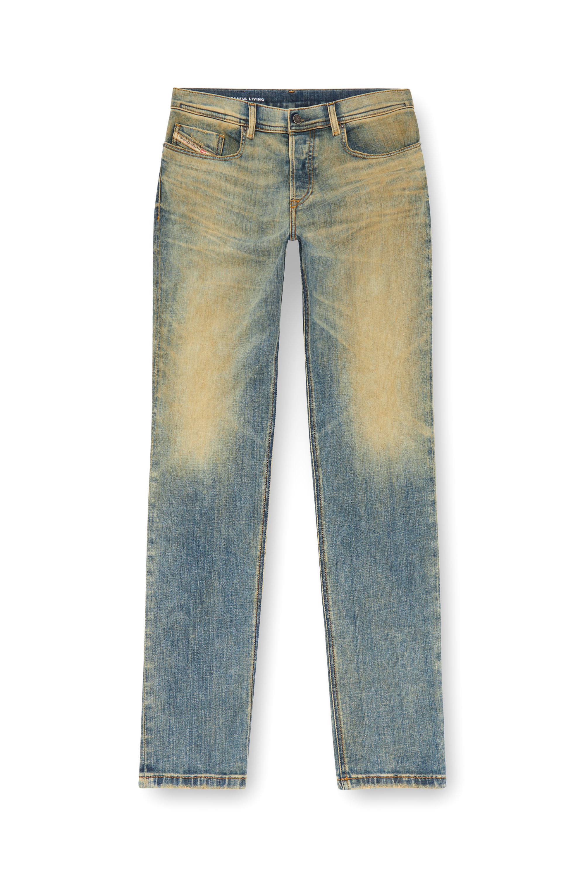 Diesel - Tapered Jeans 2023 D-Finitive 09J51, Mittelblau - Image 5