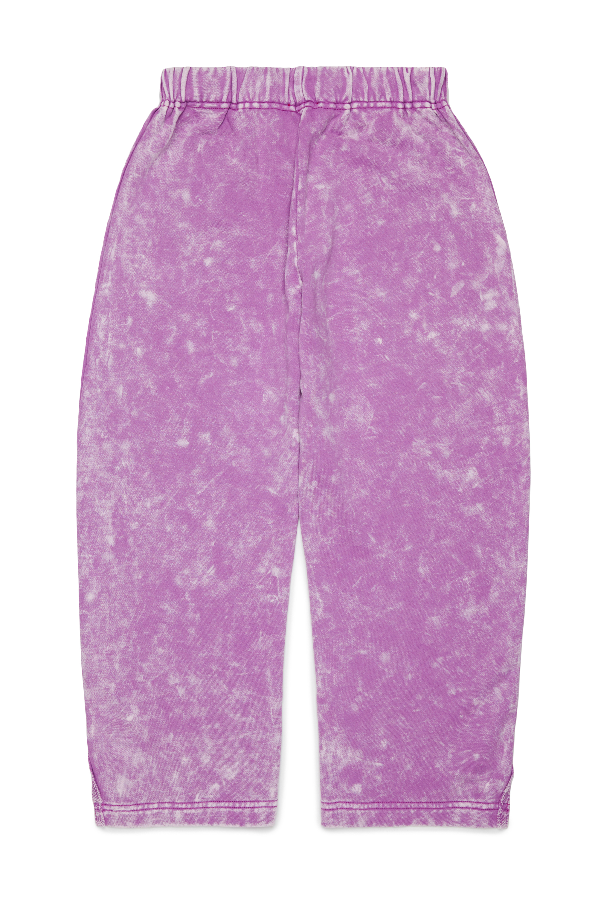 Diesel - PLOXY, Damen Sweatpants aus Baumwolle mit Marmor-Effekt in Violett - 2