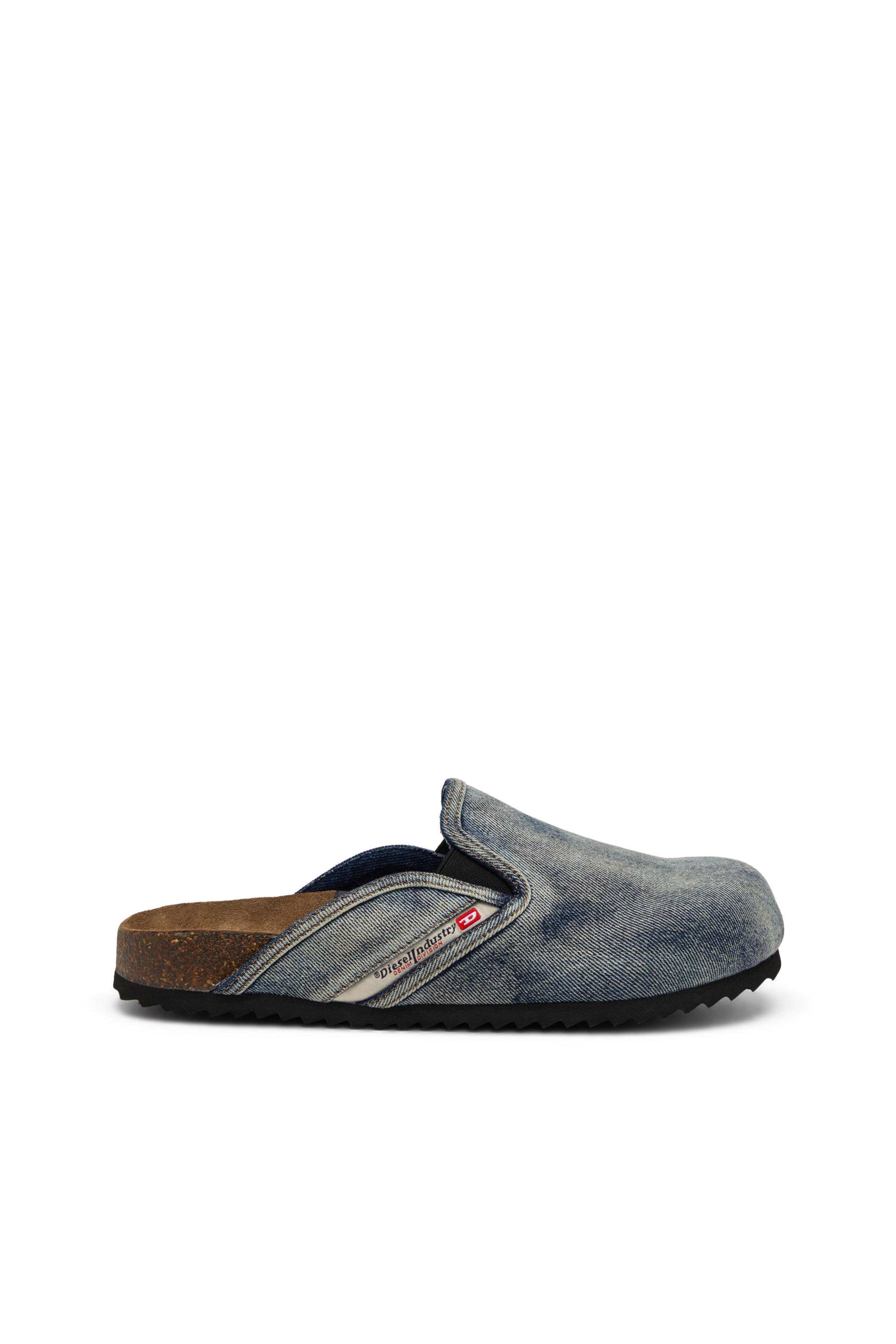 Diesel - D-WOODSTOCK SLIP-ON, Herren D-Woodstock-Mules aus Denim in Dunkelblau - 1