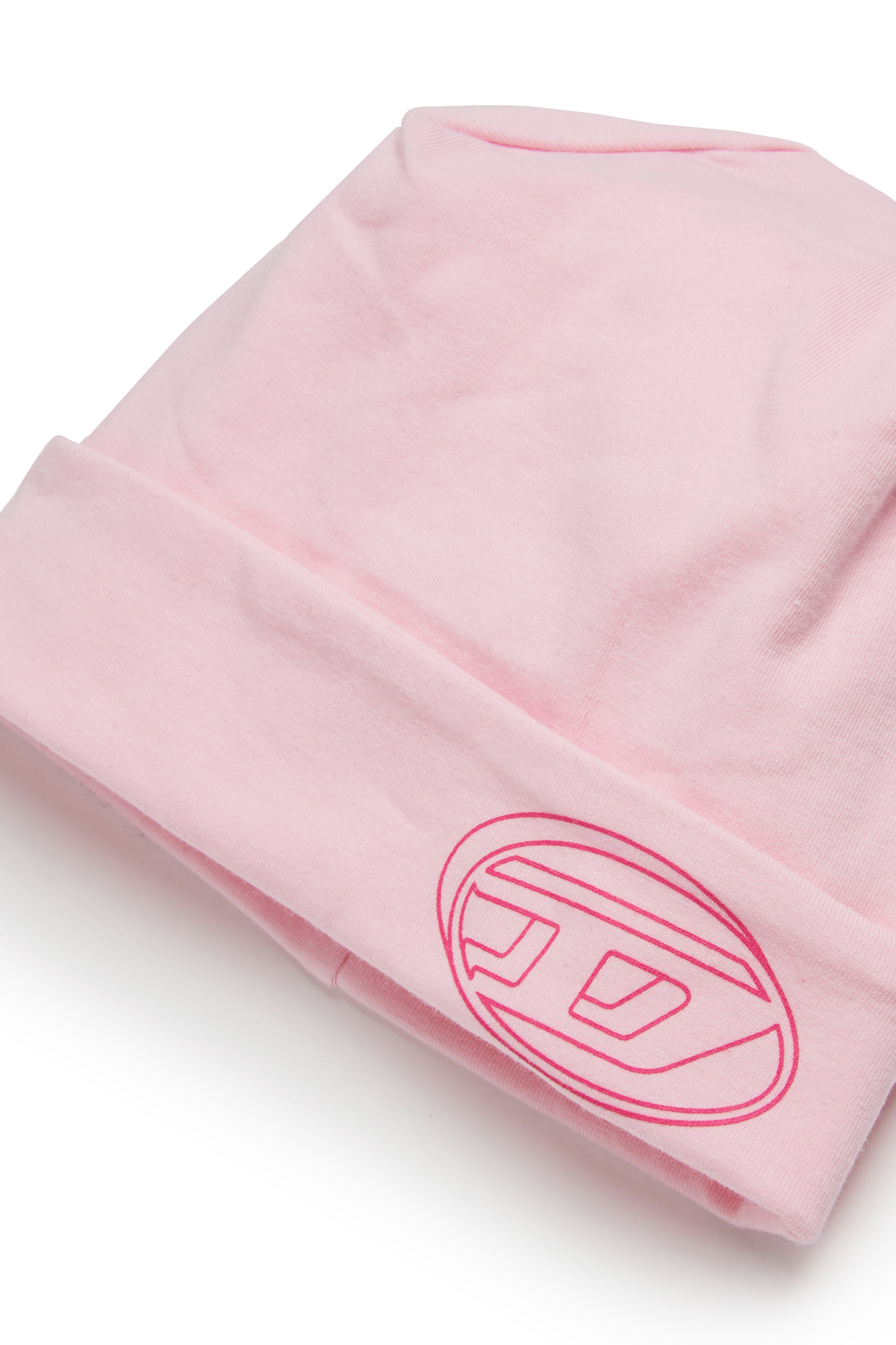 Diesel - FADDIL-NB, Unisex Baumwollmütze mit Logo in Rosa - 3
