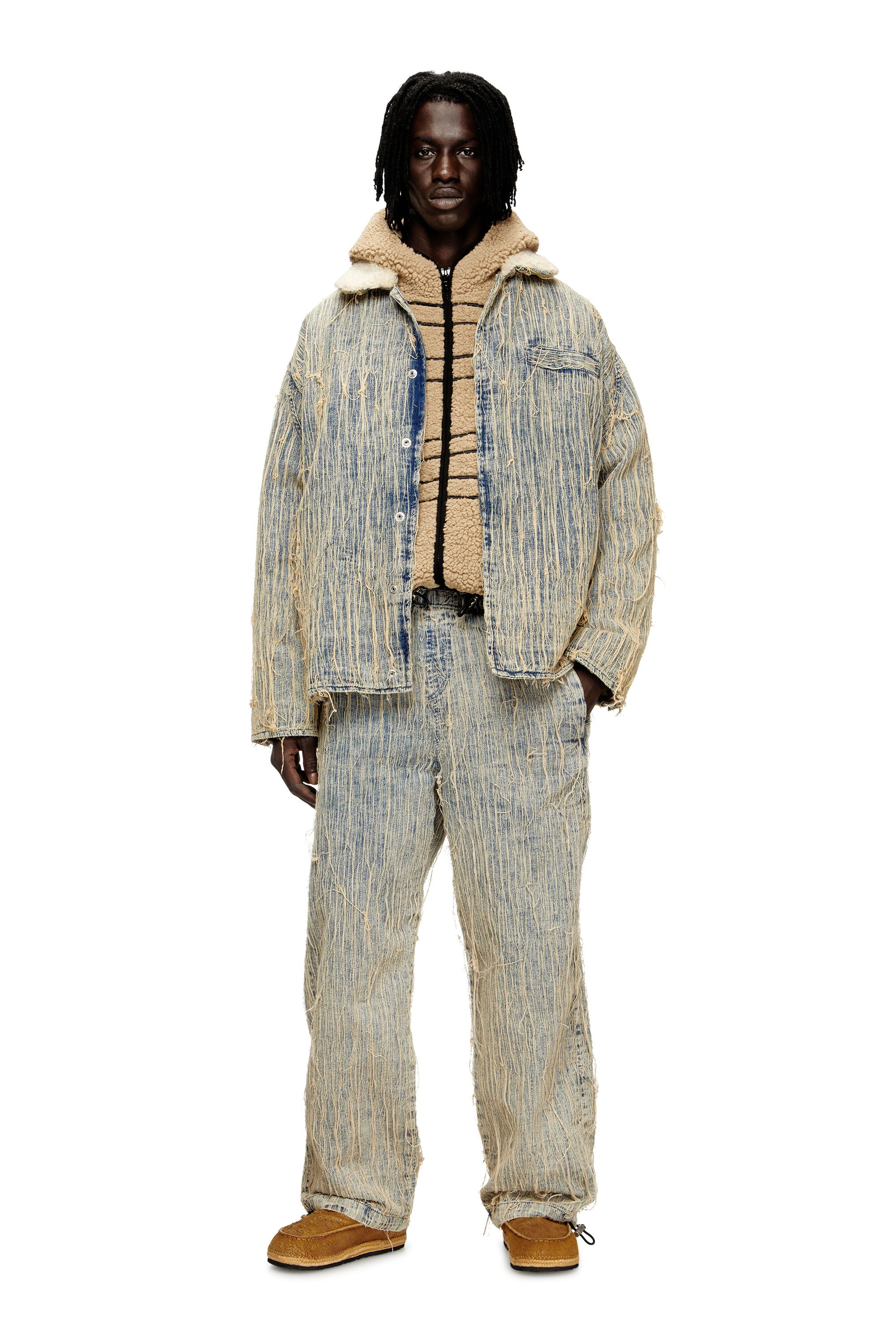 Diesel - Unisex Relaxed Jeans D-Martial 0CMBZ, Mittelblau - 2