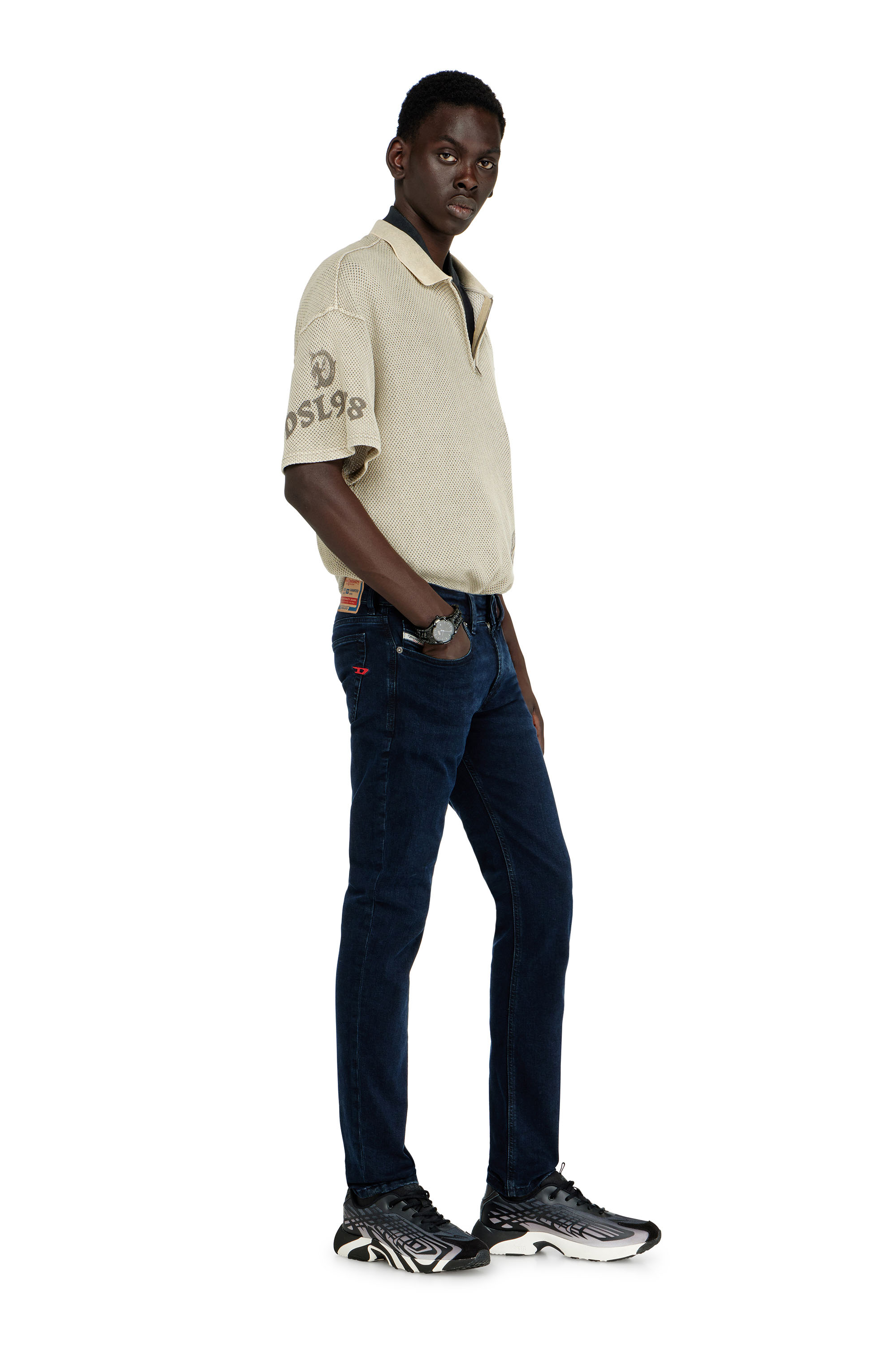 Diesel - Herren Skinny Jeans 1979 Sleenker 0KBBG, Dunkelblau - 2