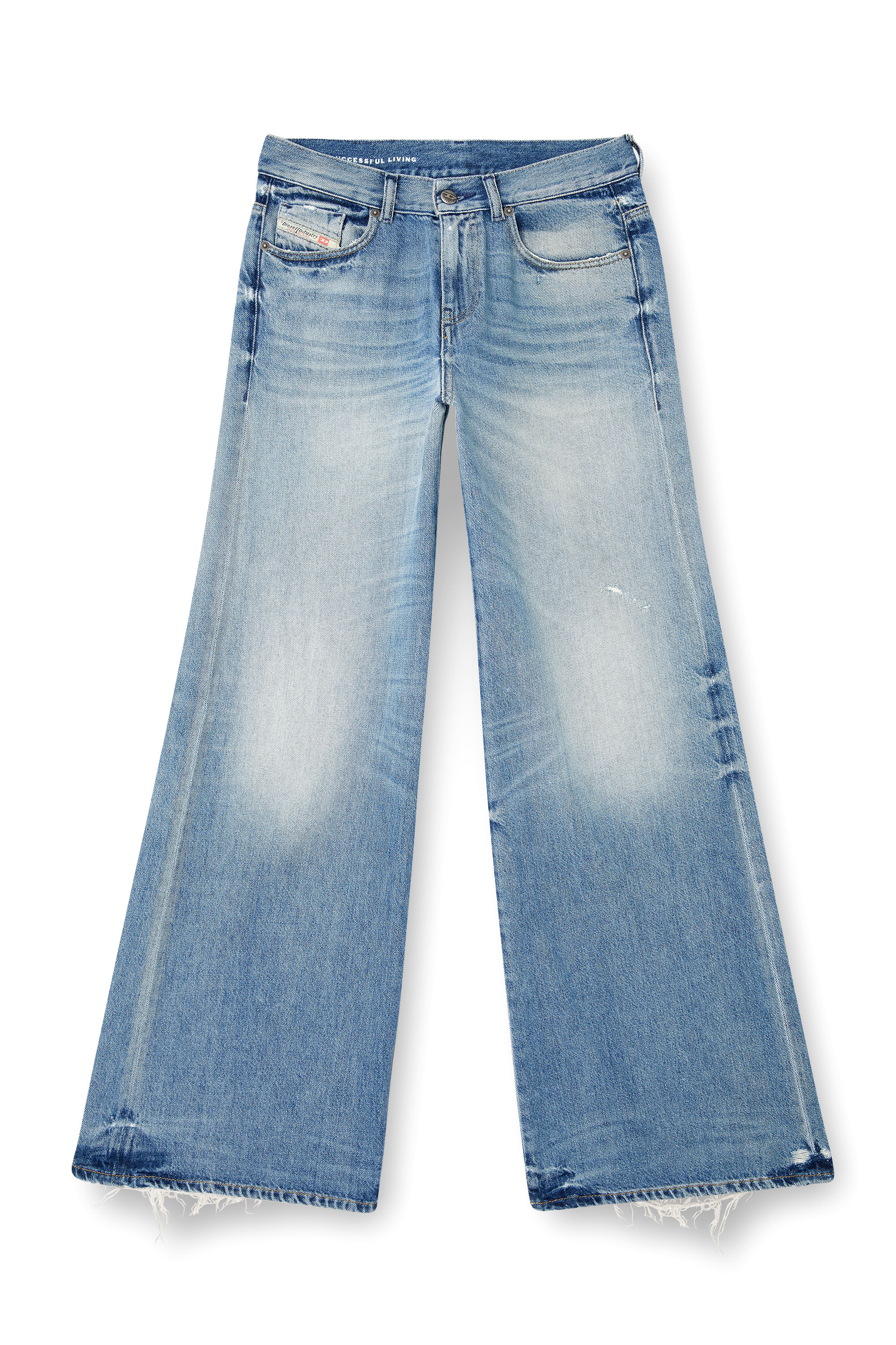 Flare Jeans 1978 D-Akemi 09M07, Hellblau Diesel - Damen Flare Jeans 1978 D-Akemi 09M07, Hellblau - 2