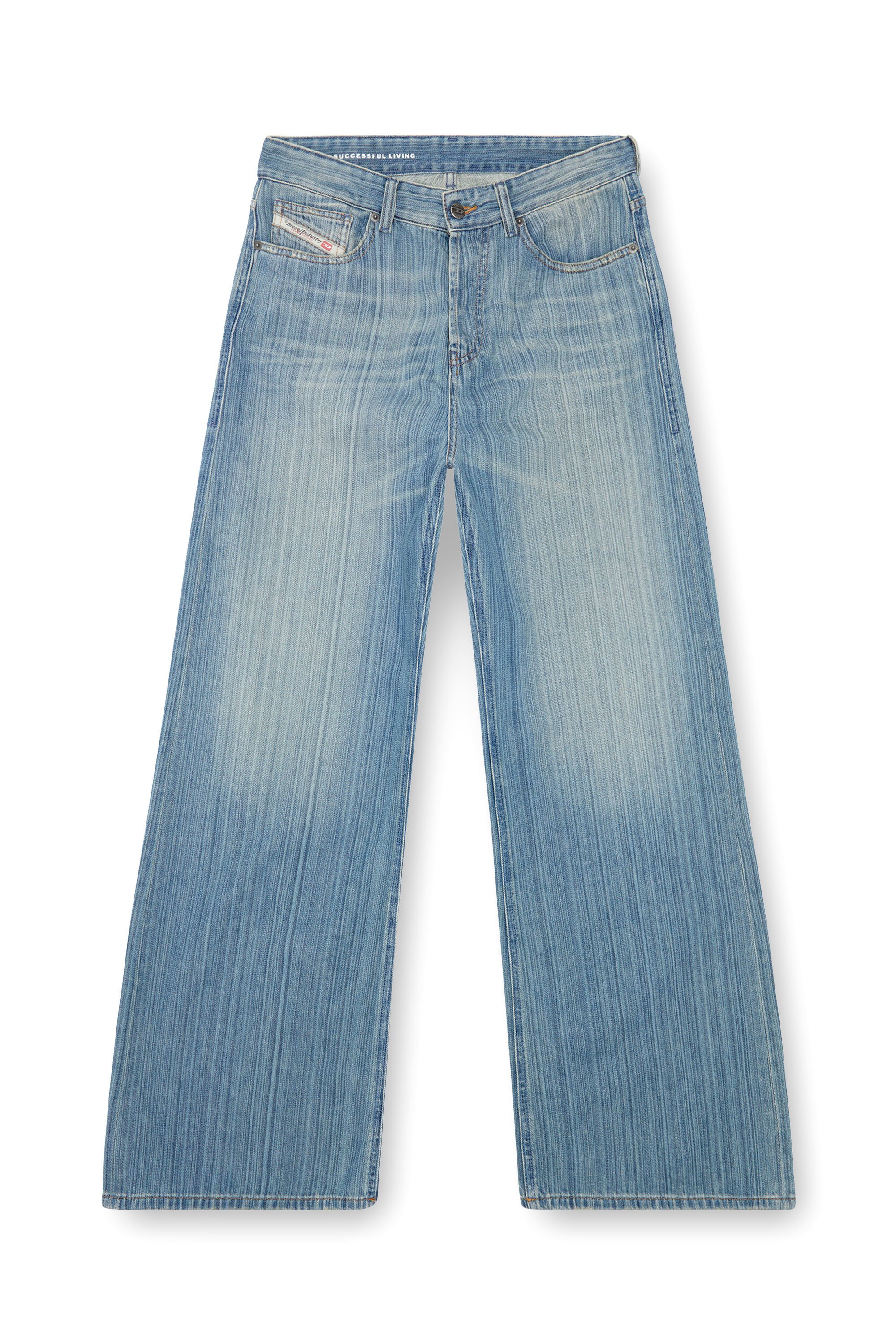 Diesel - Woman Straight Jeans 1996 D-Sire 09J87, Medium blue - Image 3