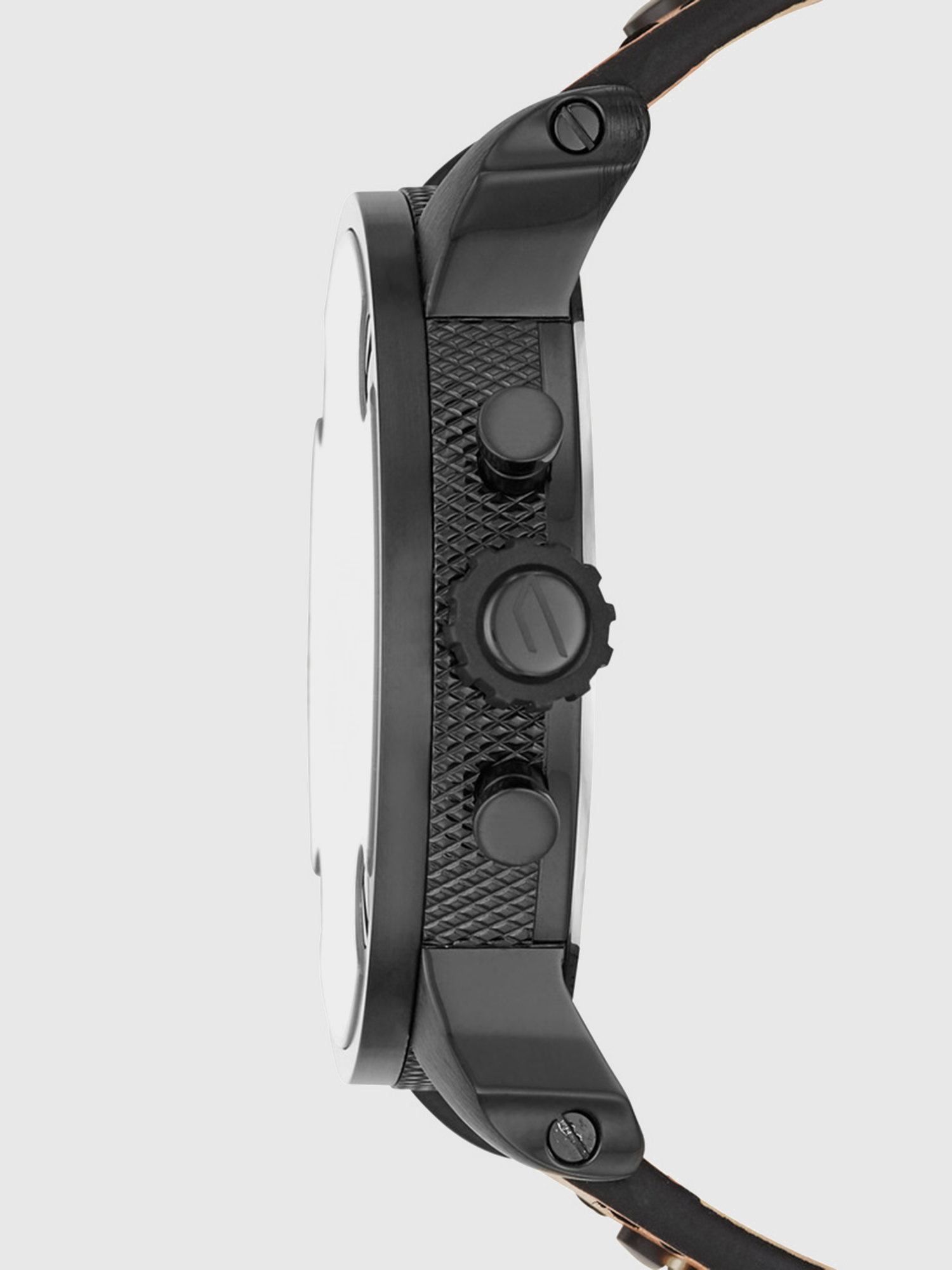 Diesel - DZ7408, Herren Little Daddy Kronograph in braunem Leder in Hellbraun - 2