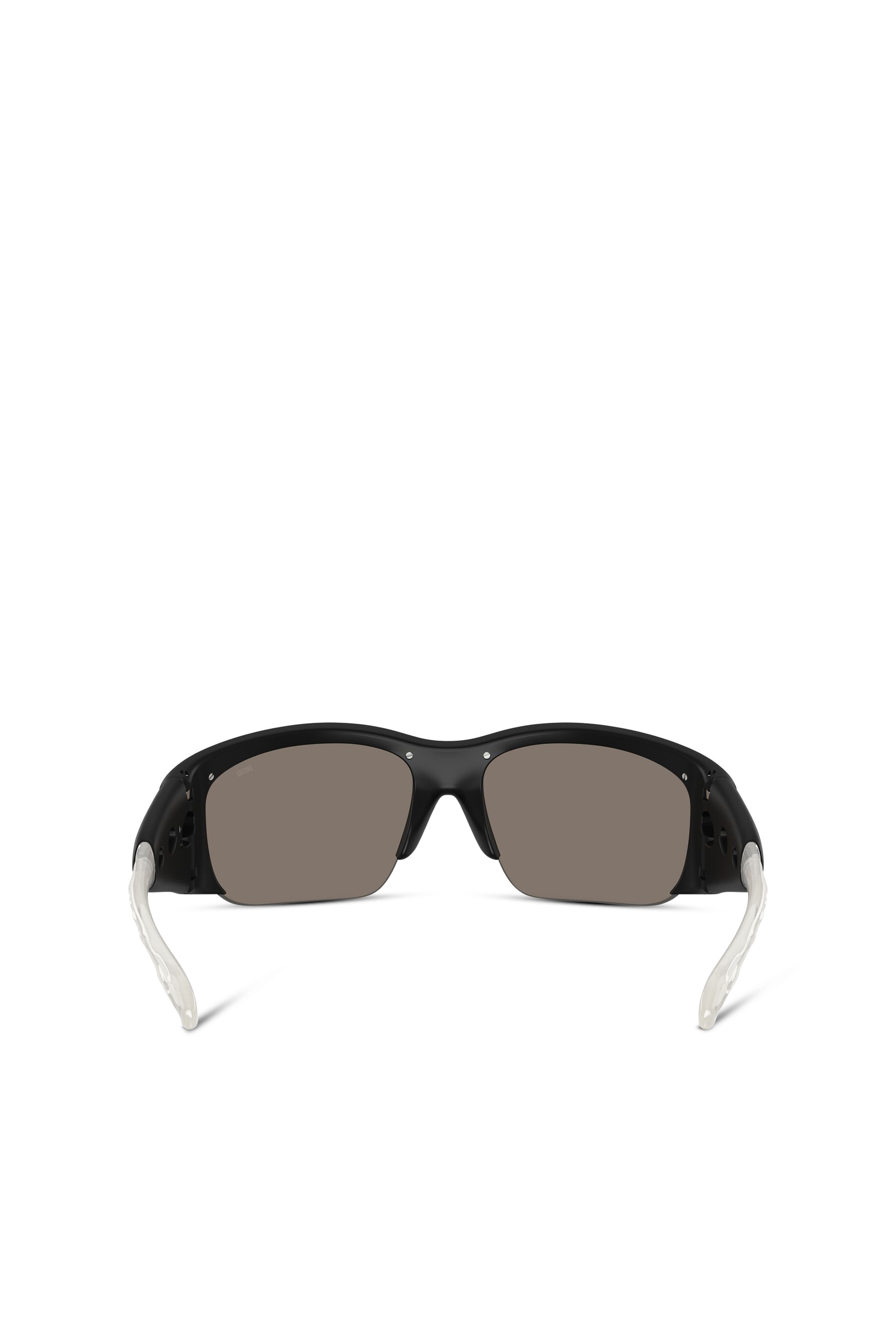Diesel - 0DL3016U, Unisex Sonnenbrille mit Wickelb&uuml;geln in Schwarz/Grau - 3