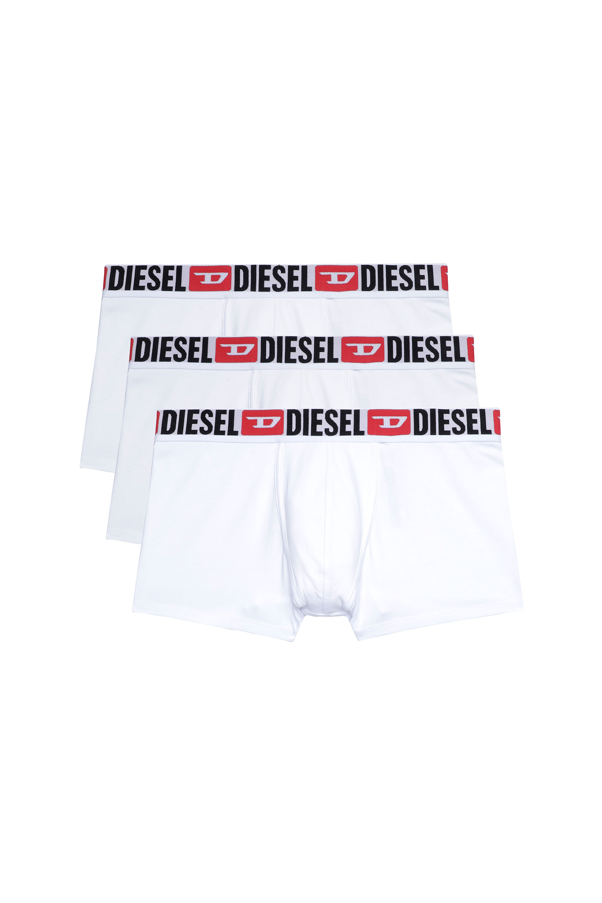 Diesel - UMBX-DAMIENTHREEPACK, Herren Retropants im Dreierpack mit umlaufendem Logo am Bund in Weiß - 2