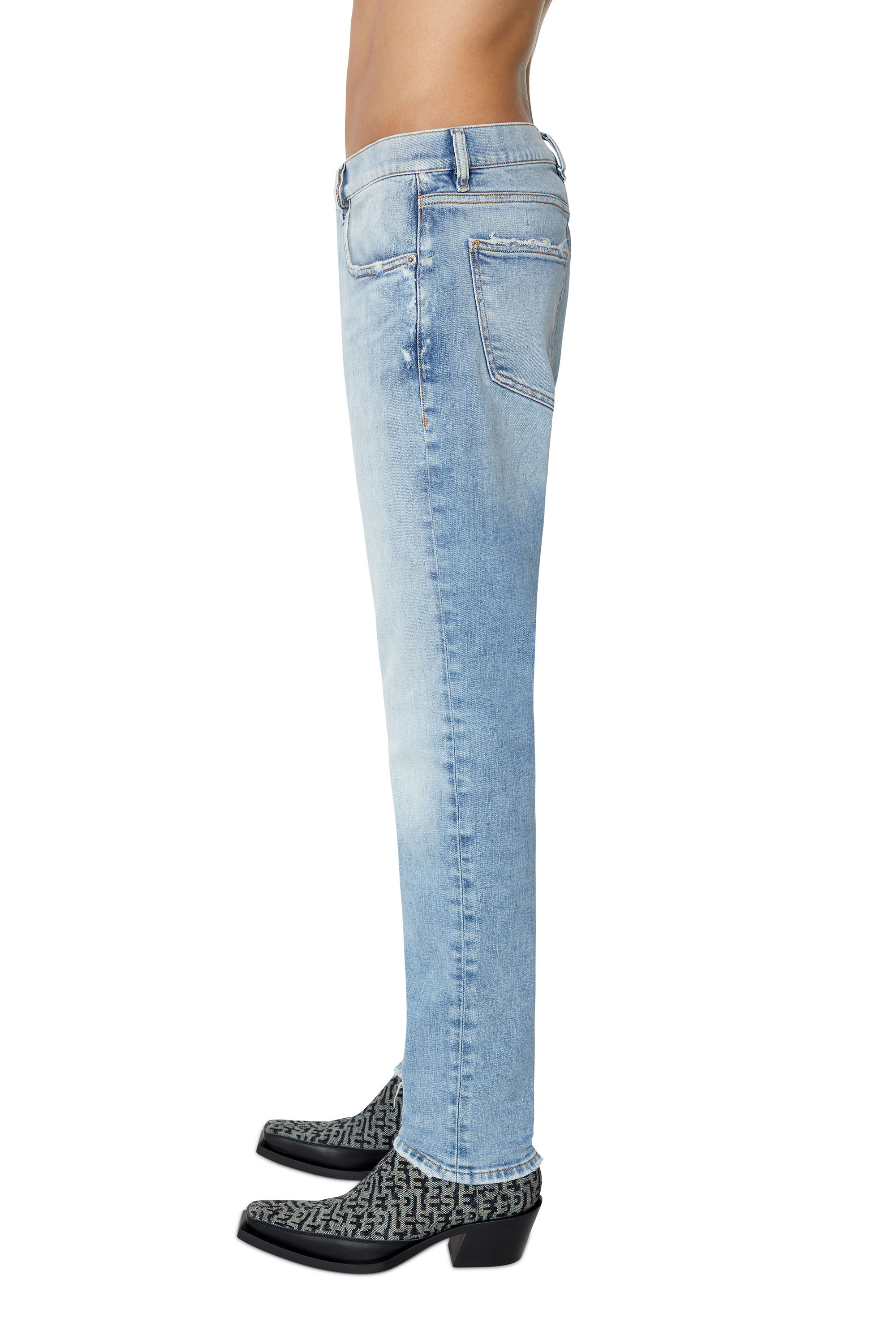 Diesel - Slim Jeans 2019 D-Strukt 09E67, Hellblau - Image 4