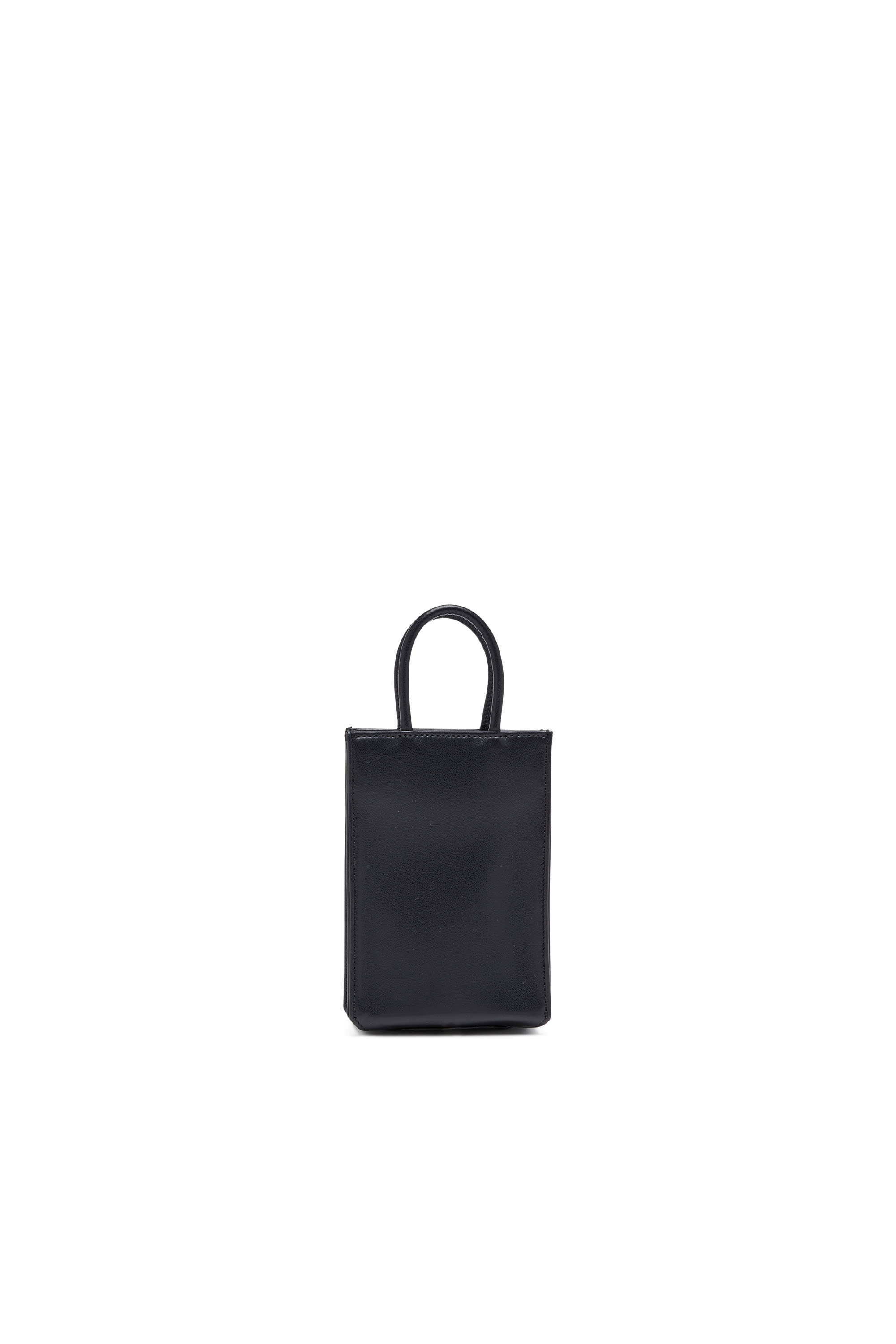 Diesel - DSL 3D SHOPPER MINI X, Herren Dsl 3D Mini -Kleine Tote-Tasche aus PU mit Logo-Prägung in Schwarz - 2