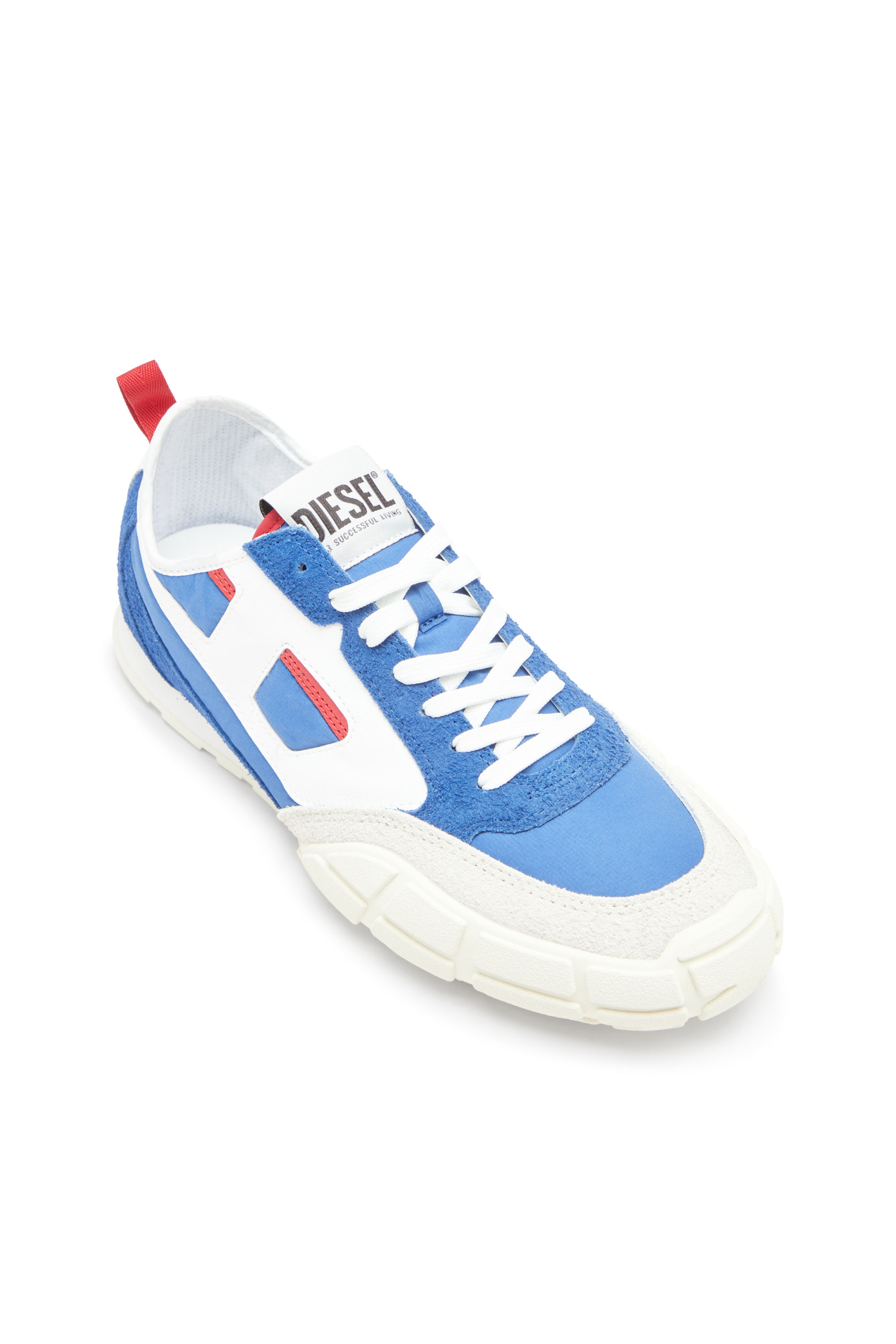 S-PAGODHA LOW, Blau Diesel - S-PAGODHA LOW, Herren S-Pagodha-Sneakers aus Leder, Wildleder und Ripstop in Blau - 6