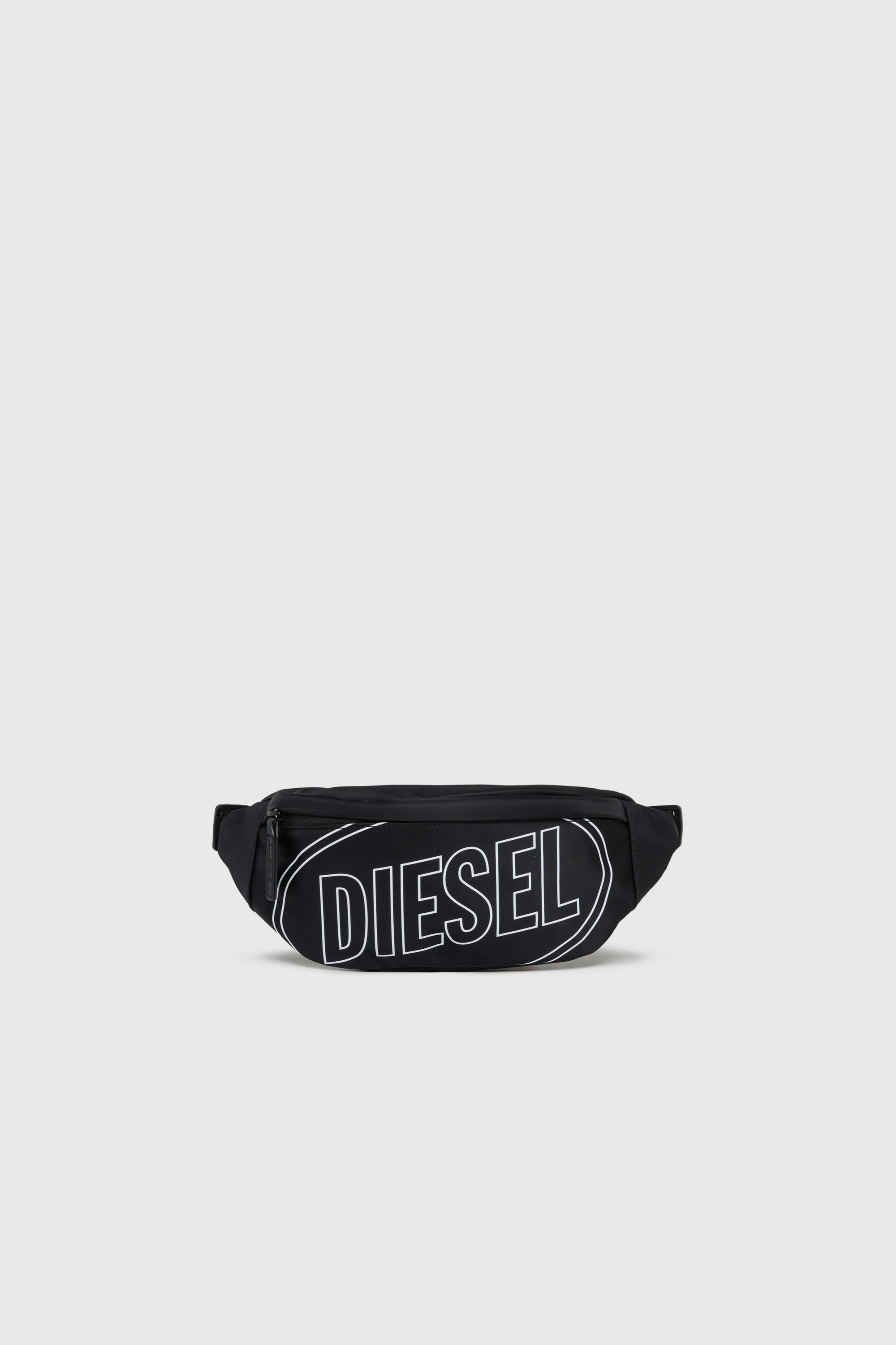 Diesel - WCIRY, Herren WCIRY - Nylon-G&uuml;rteltasche mit Logo-Print in Schwarz - 1
