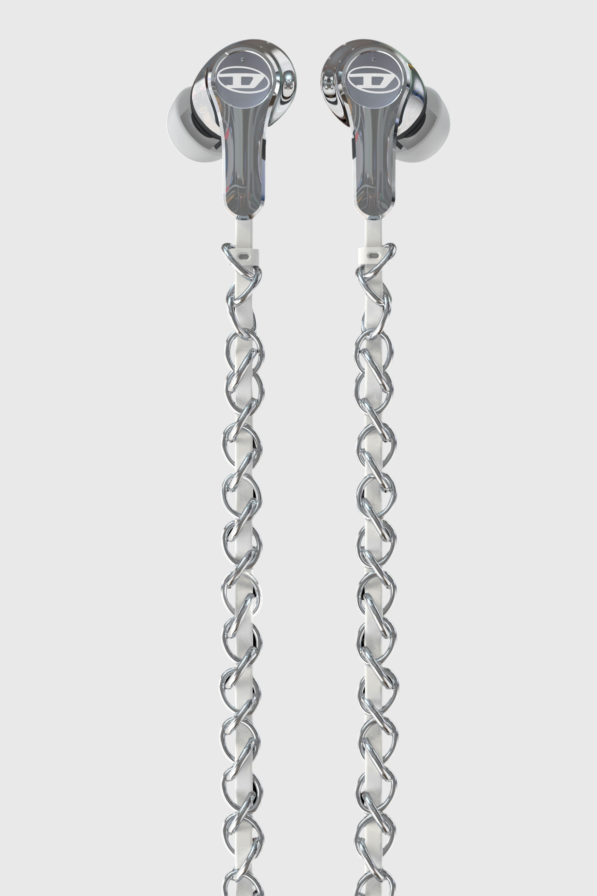 Diesel - 60458  WIRED EARBUDS WIRED EARBUDS, Unisex Wired Earbuds und charms in Silber - 1