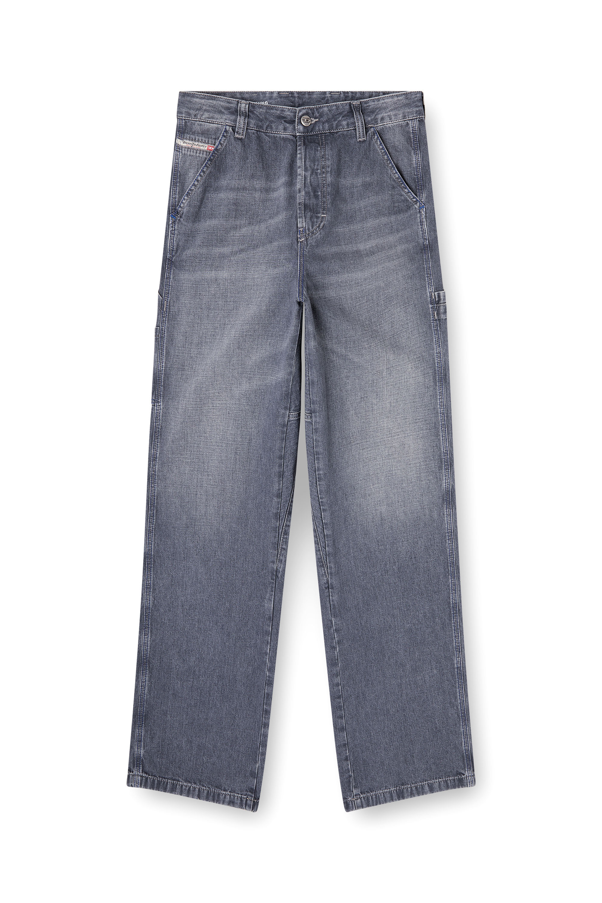 Diesel - Herren Relaxed Jeans D-Livery 09N83, Grau - 3