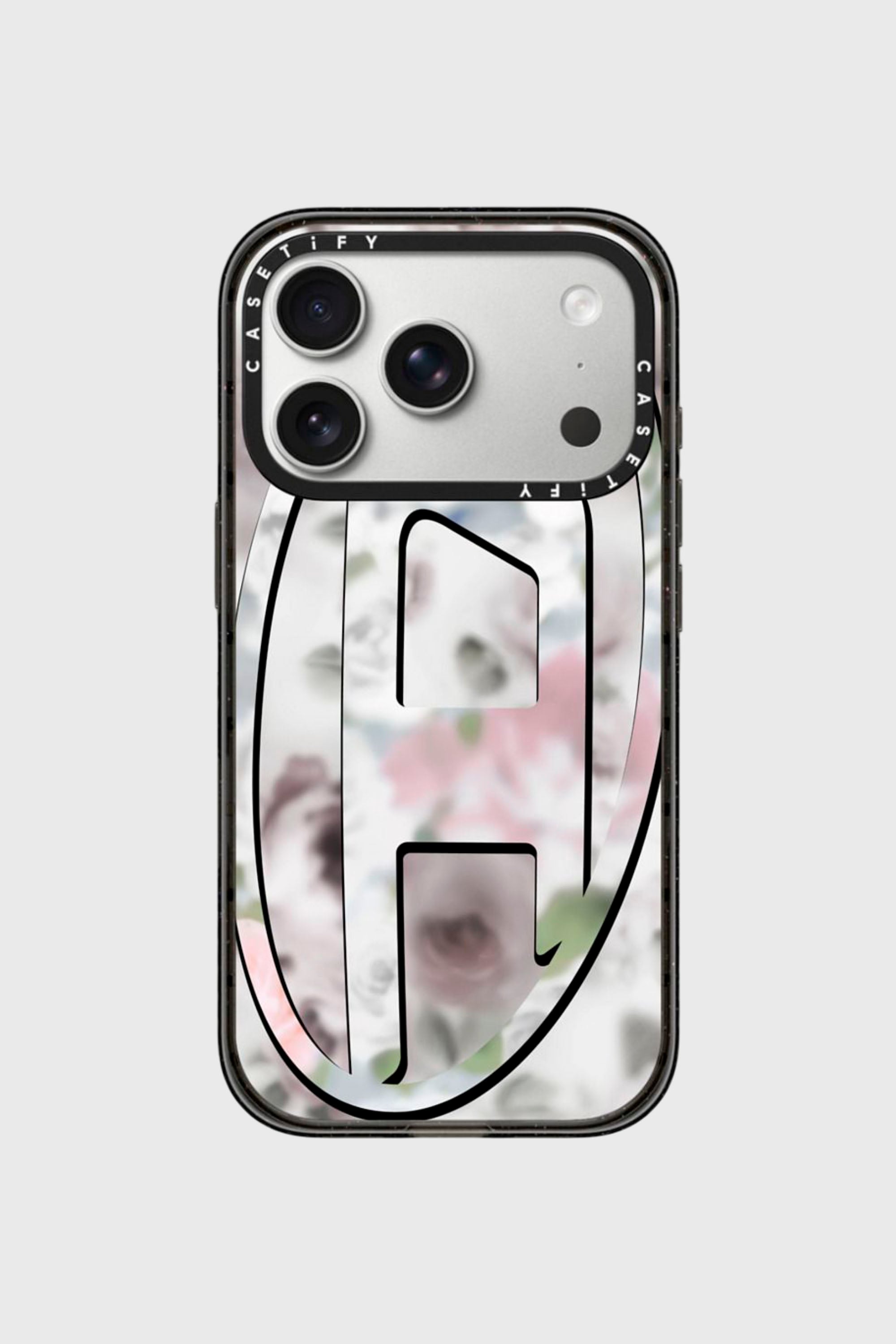 Diesel - 60528 MOULDED CASE, Unisex H&uuml;lle Oval D impact f&uuml;r iPhone 17 Pro in Schwarz/Rosa - 1