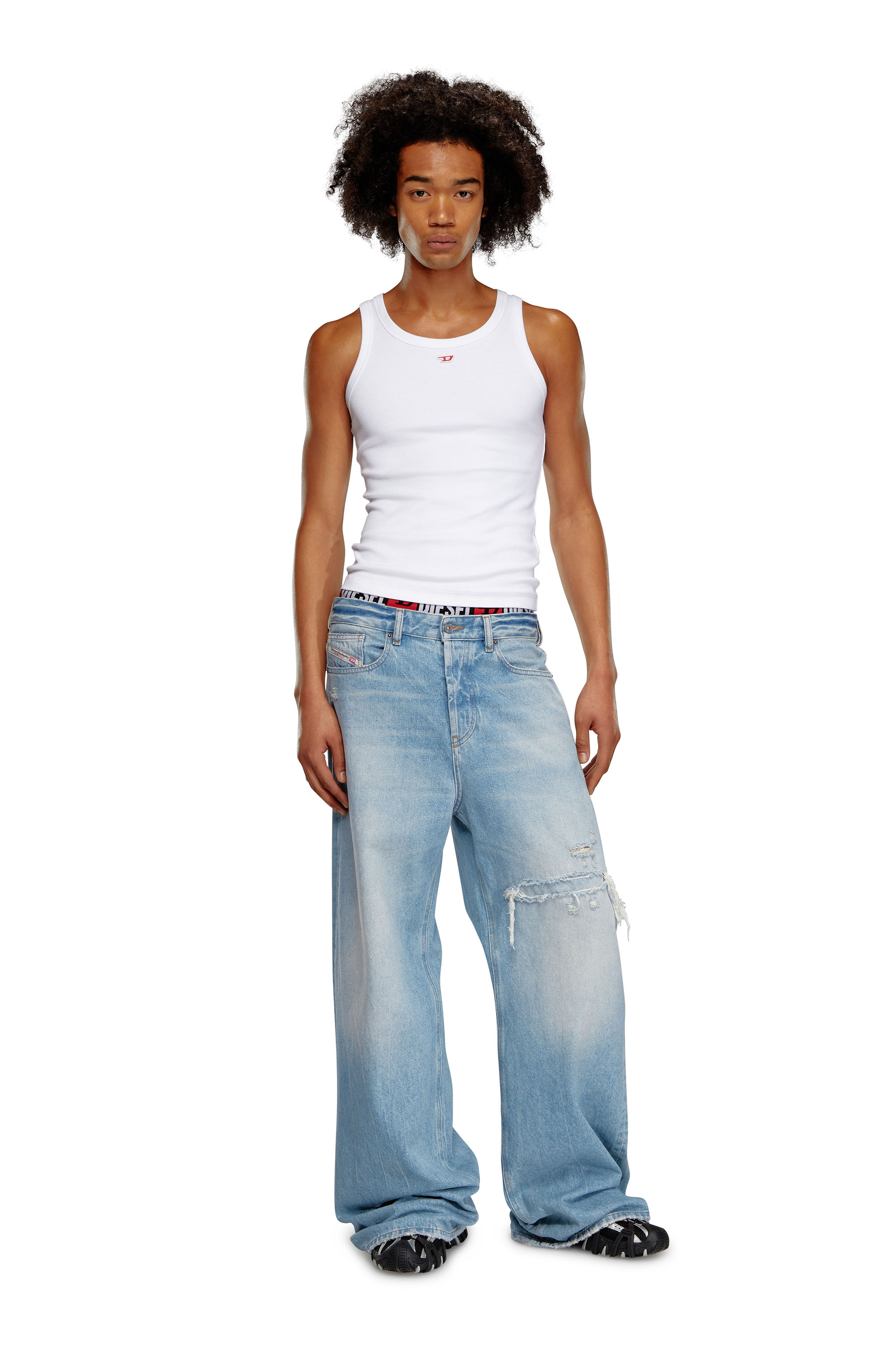 Diesel - Damen Straight Jeans 1996 D-Sire 09E25, Hellblau - Image 7