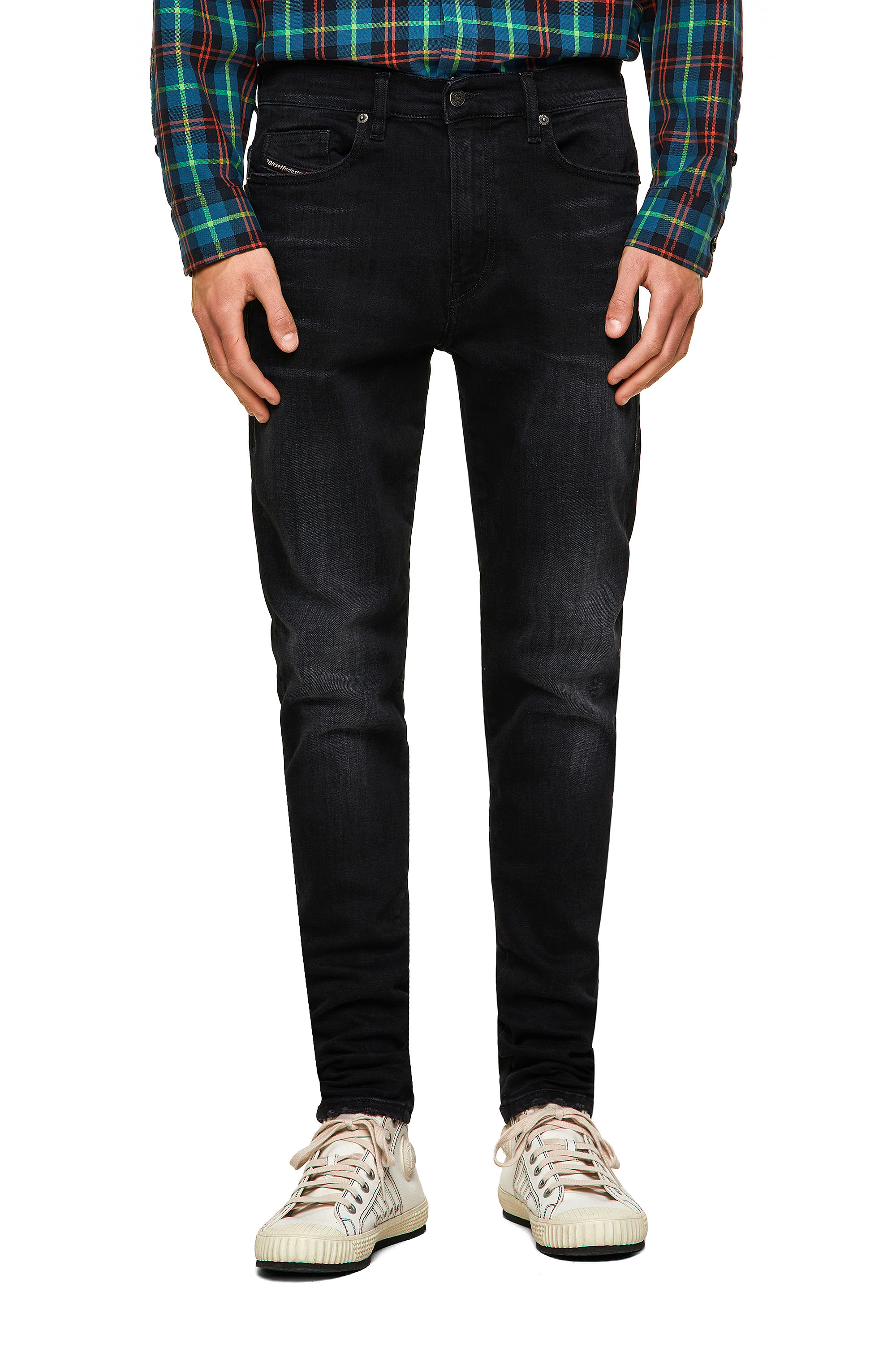D-Amny 0092B, Schwarz/Dunkelgrau - Jeans